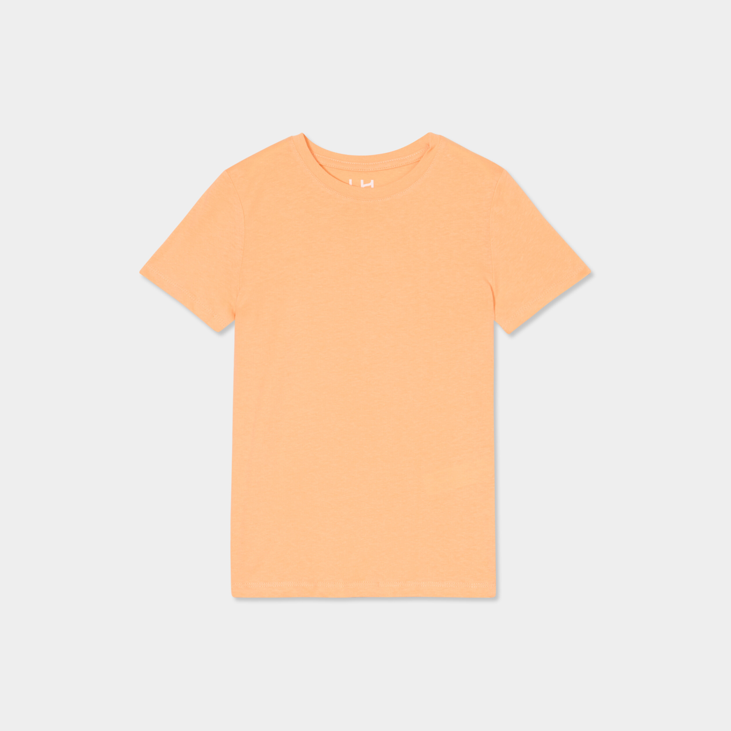 T-shirt Fille Rose Saumon - Taille 4 Ans - Manches Longues - Coton Mélangé - Neuf étiqueté