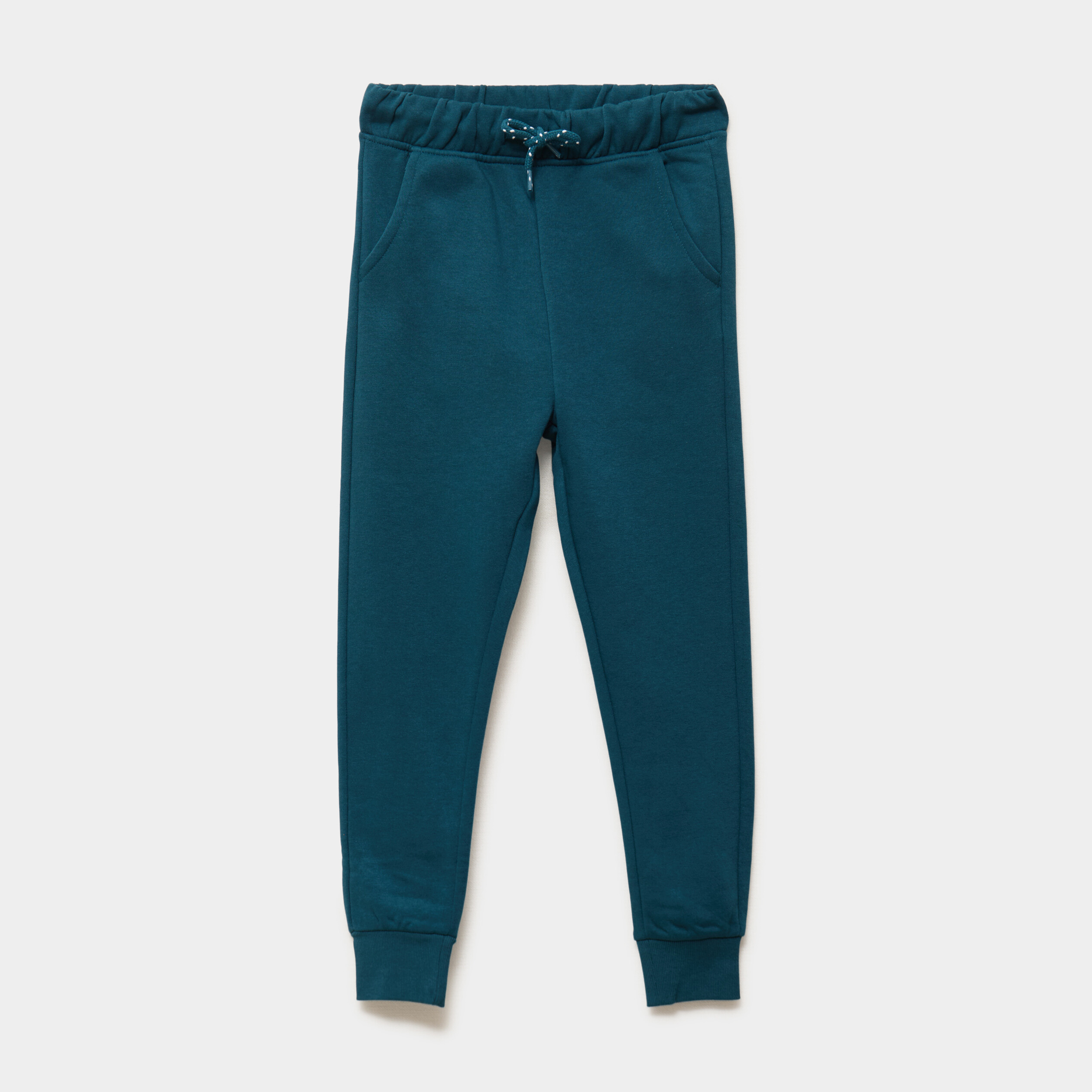 Pantalon jogging regular 2 poches bleu canard gar&ccedil;on