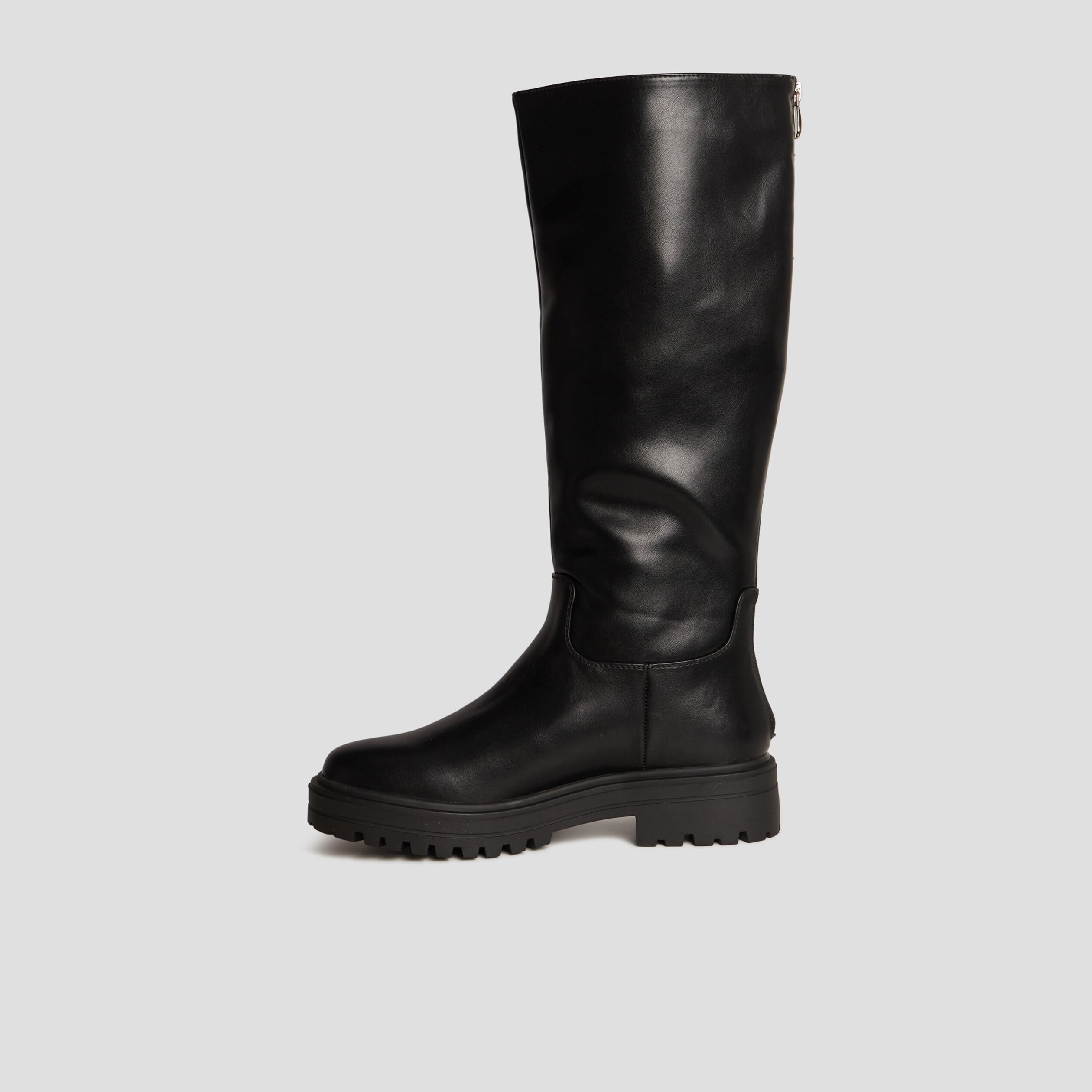 Bottes semelle chunky noir femme