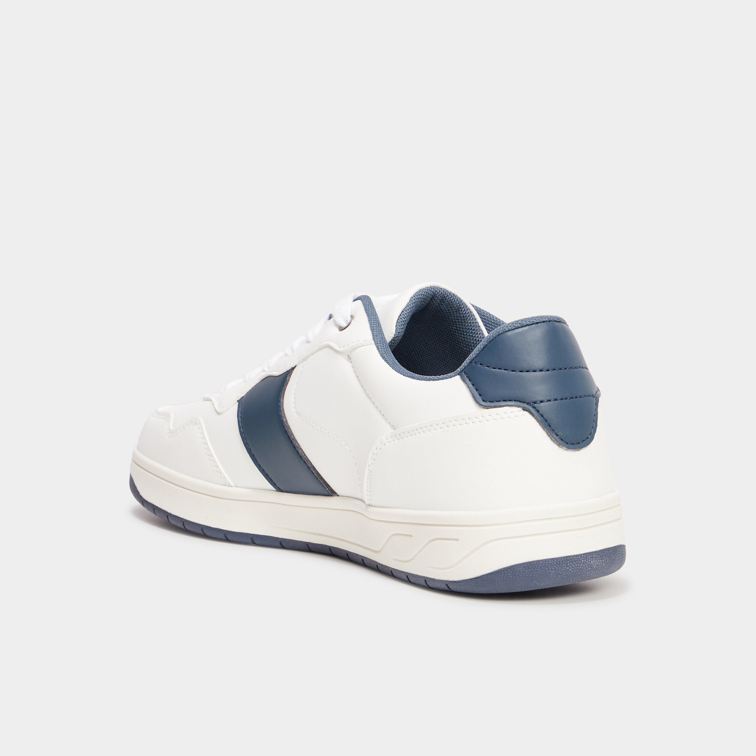 Tennis basses lacets Creeks blanc homme