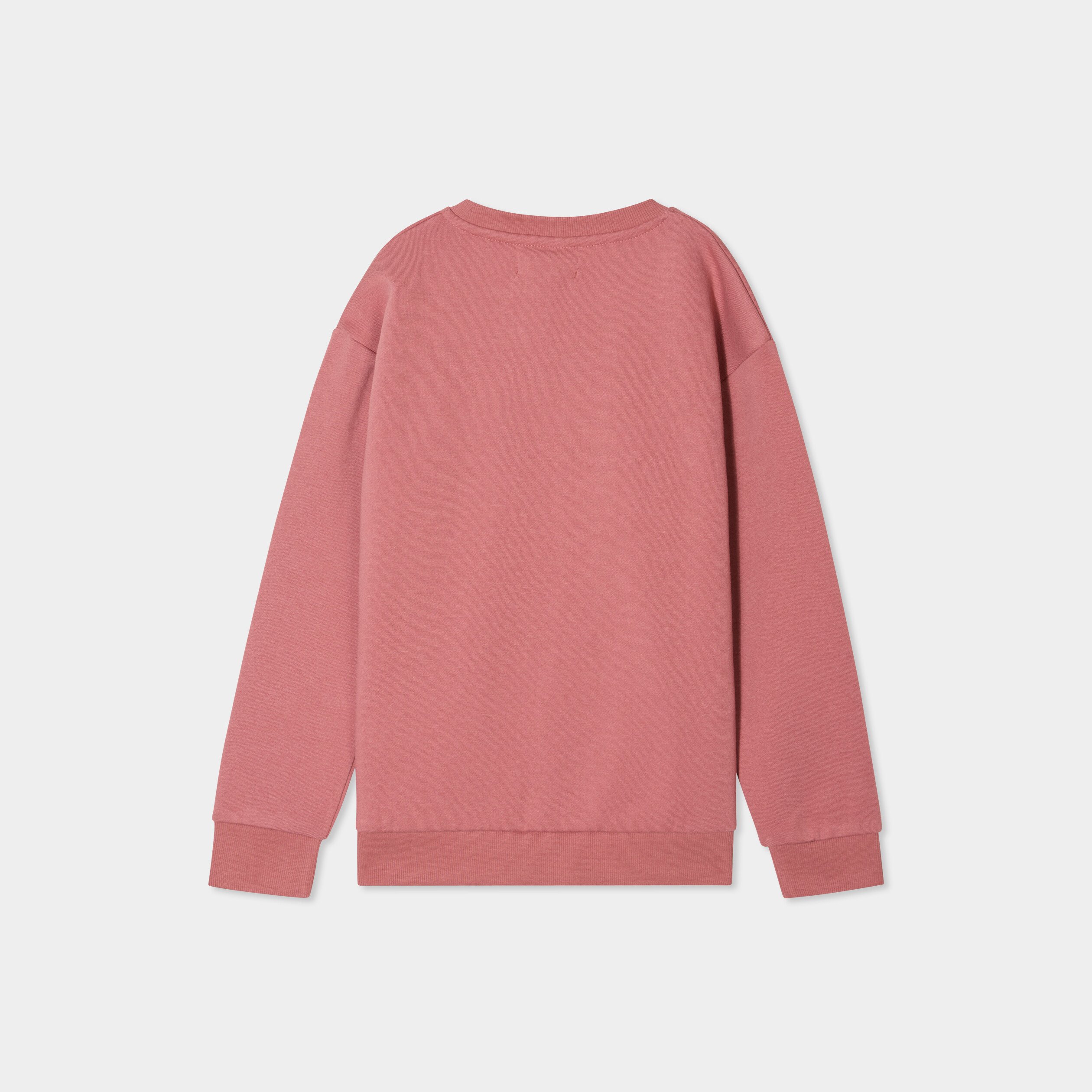 sweat oversize manches longues vieux rose garcon Sweat oversize manches longues vieux rose garçon