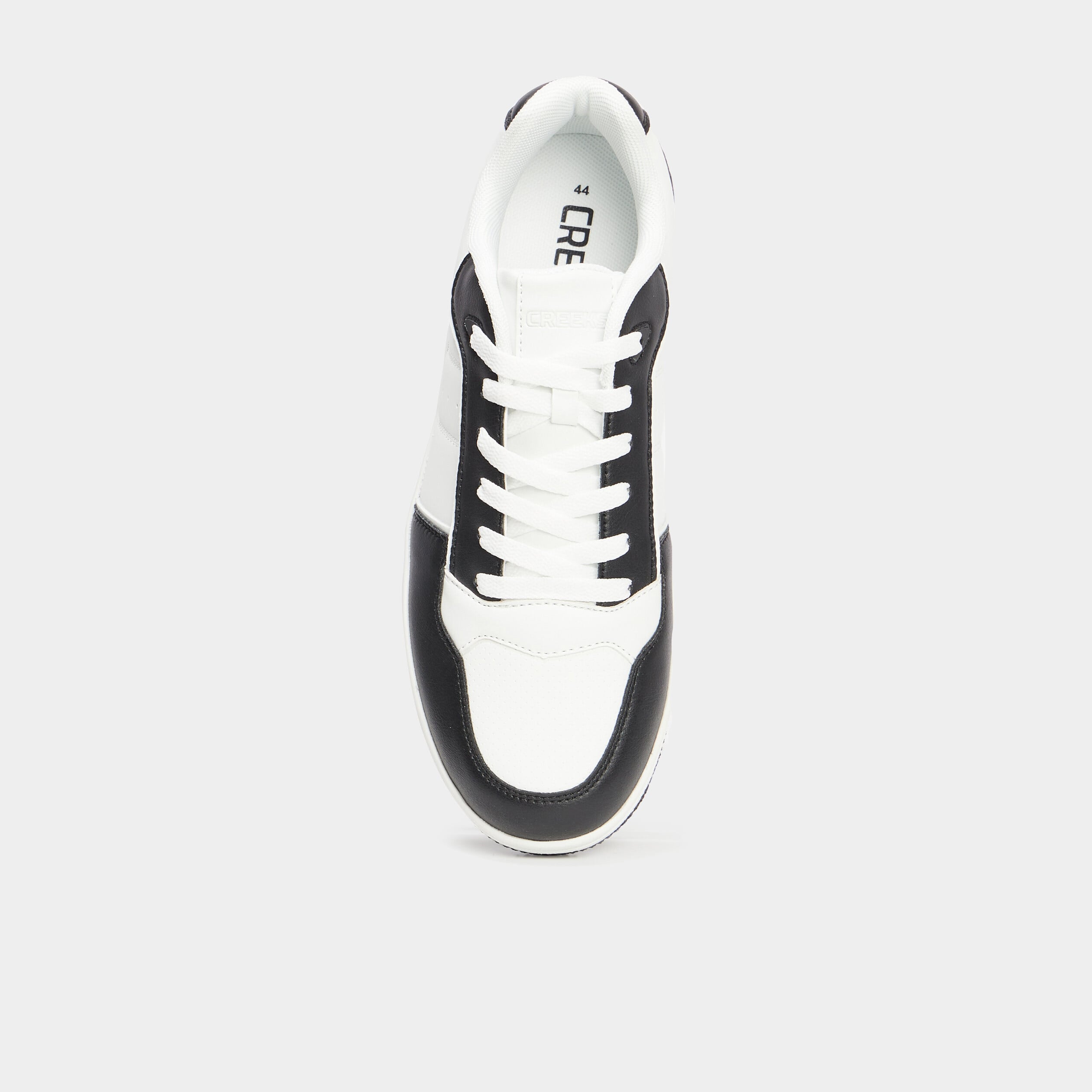 Tennis basses &agrave; lacets blanc homme