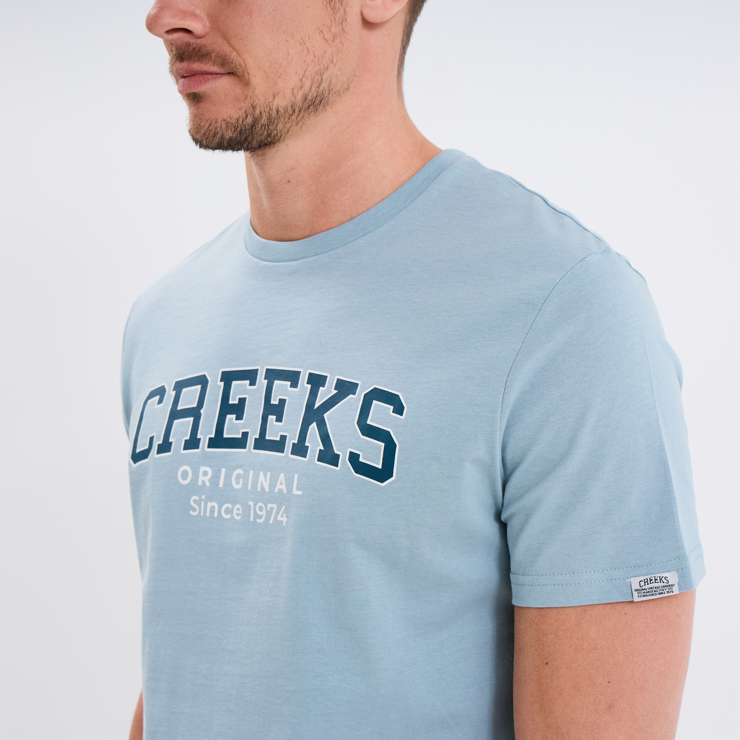 t shirt manches courtes coton gris homme T-shirt manches courtes coton gris homme