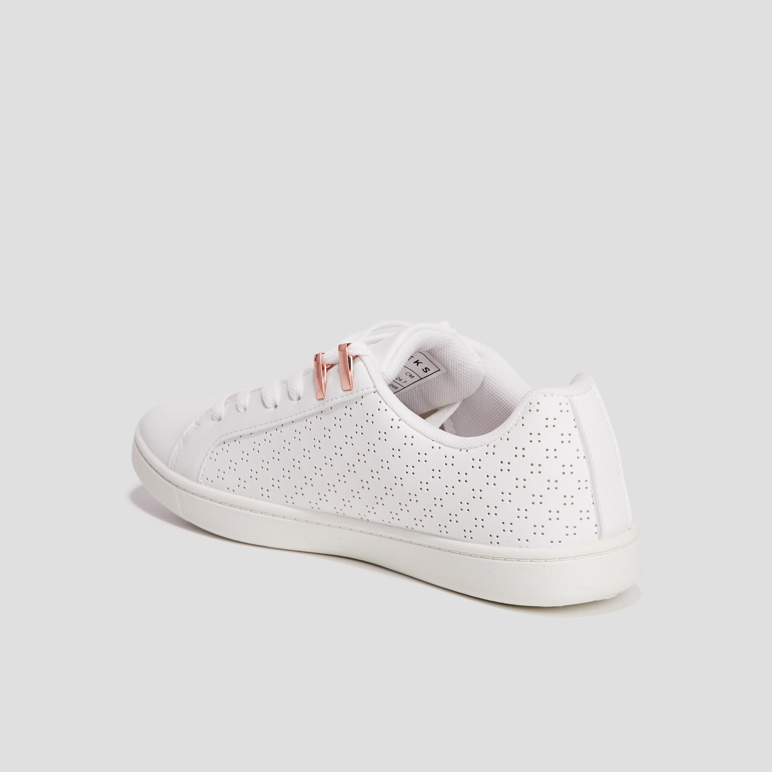 baskets plates creeks blanc femme Baskets plates Creeks blanc femme