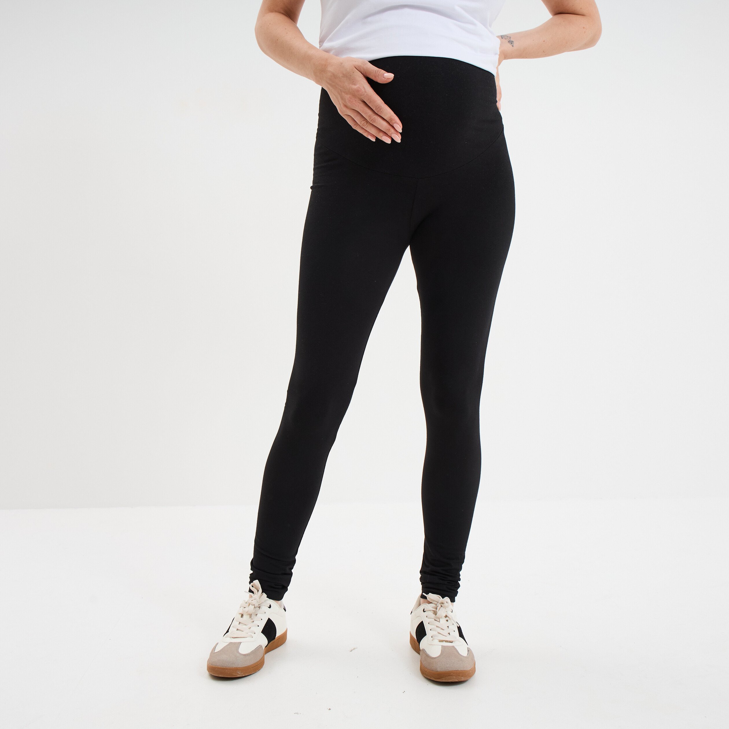 legging grossesse en coton majoritaire noir femmemater Legging grossesse en coton majoritaire noir femme maternité