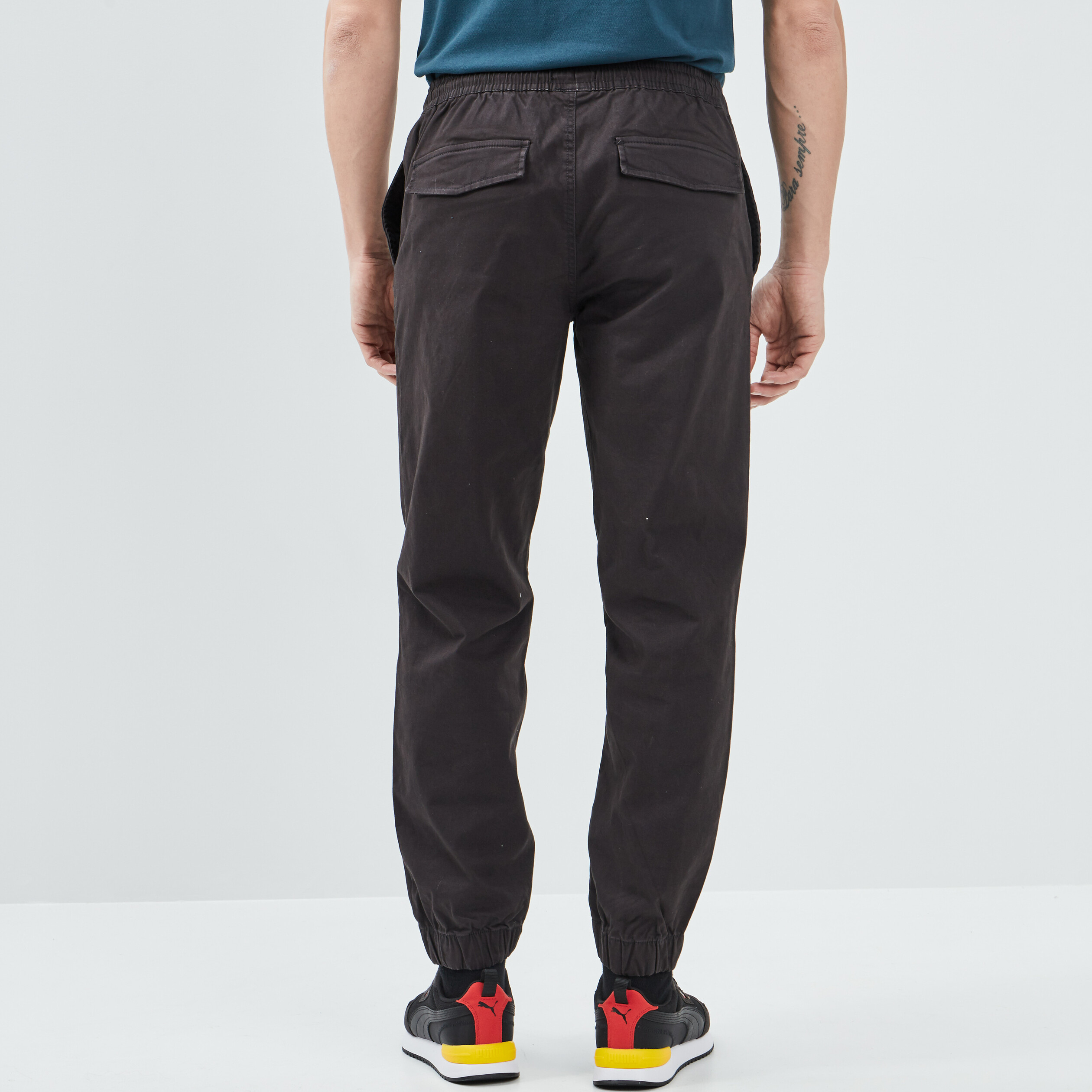 Pantalon jogpant gris foncé homme