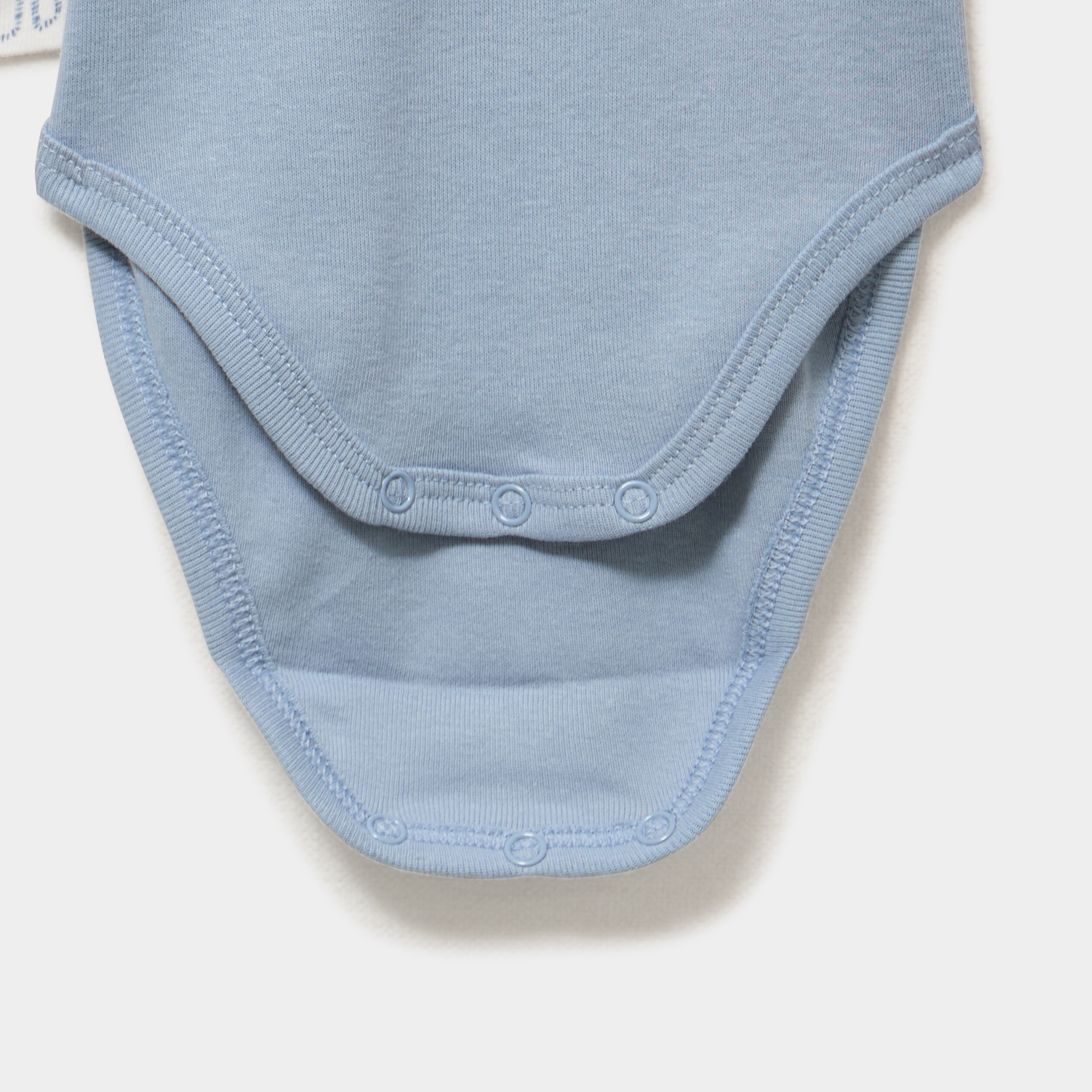 Lot 3 bodies US coton manches longues bleu b&eacute;b&eacute;