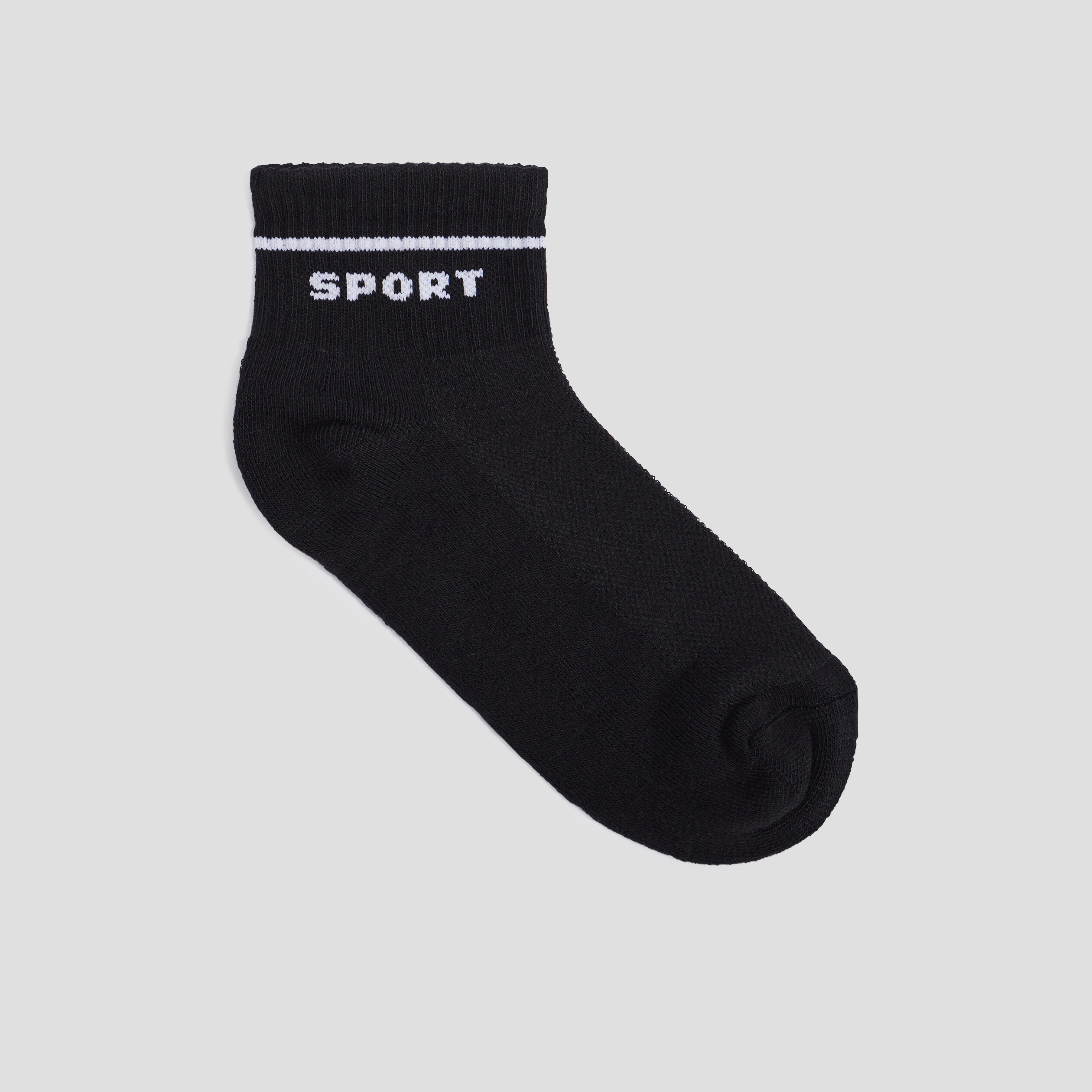 lot 3 paires de chaussettes de sport noir homme Lot 3 paires de chaussettes de sport noir homme