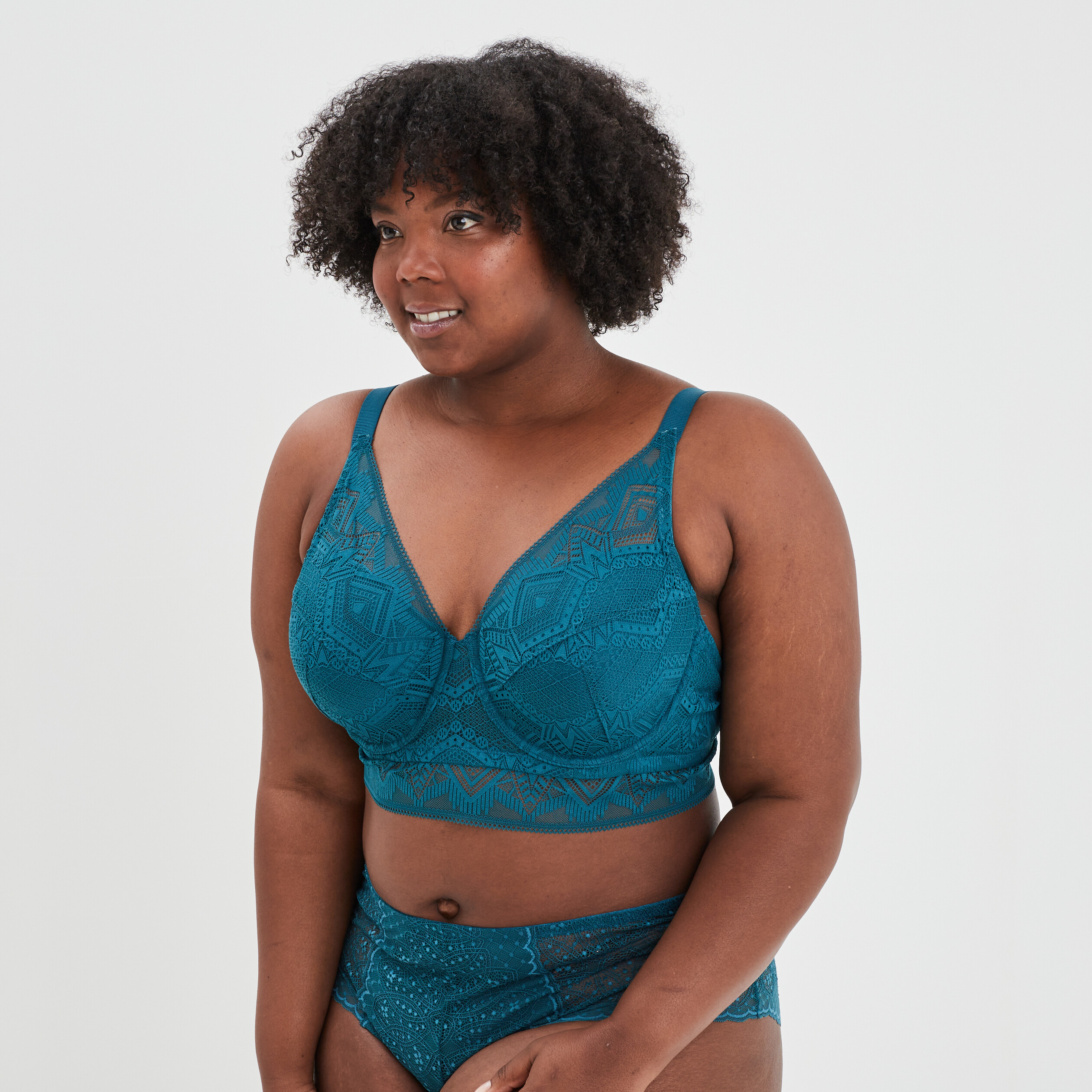soutien gorge foulard dentelle bleu canard femmegt Soutien-gorge foulard dentelle bleu canard femme grande taille