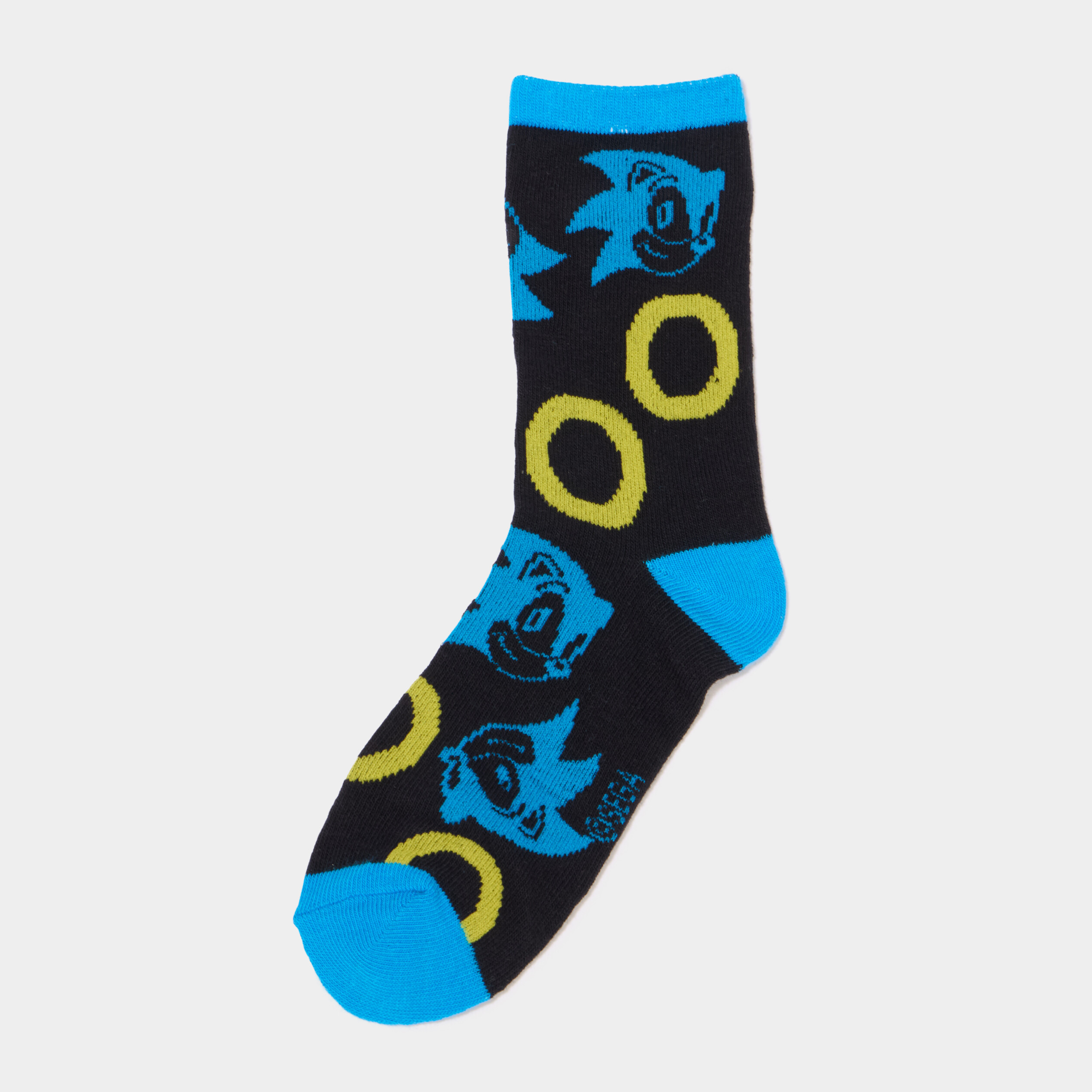 Lot 3 paires chaussettes Sonic bleu marine gar&ccedil;on