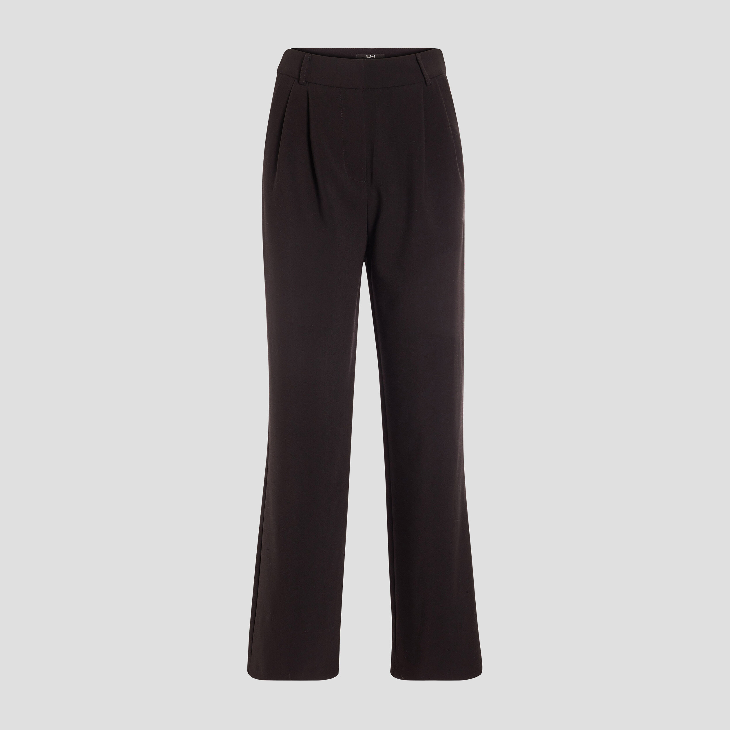 pantalon evase a pinces noir femme Pantalon évasé à pinces noir femme