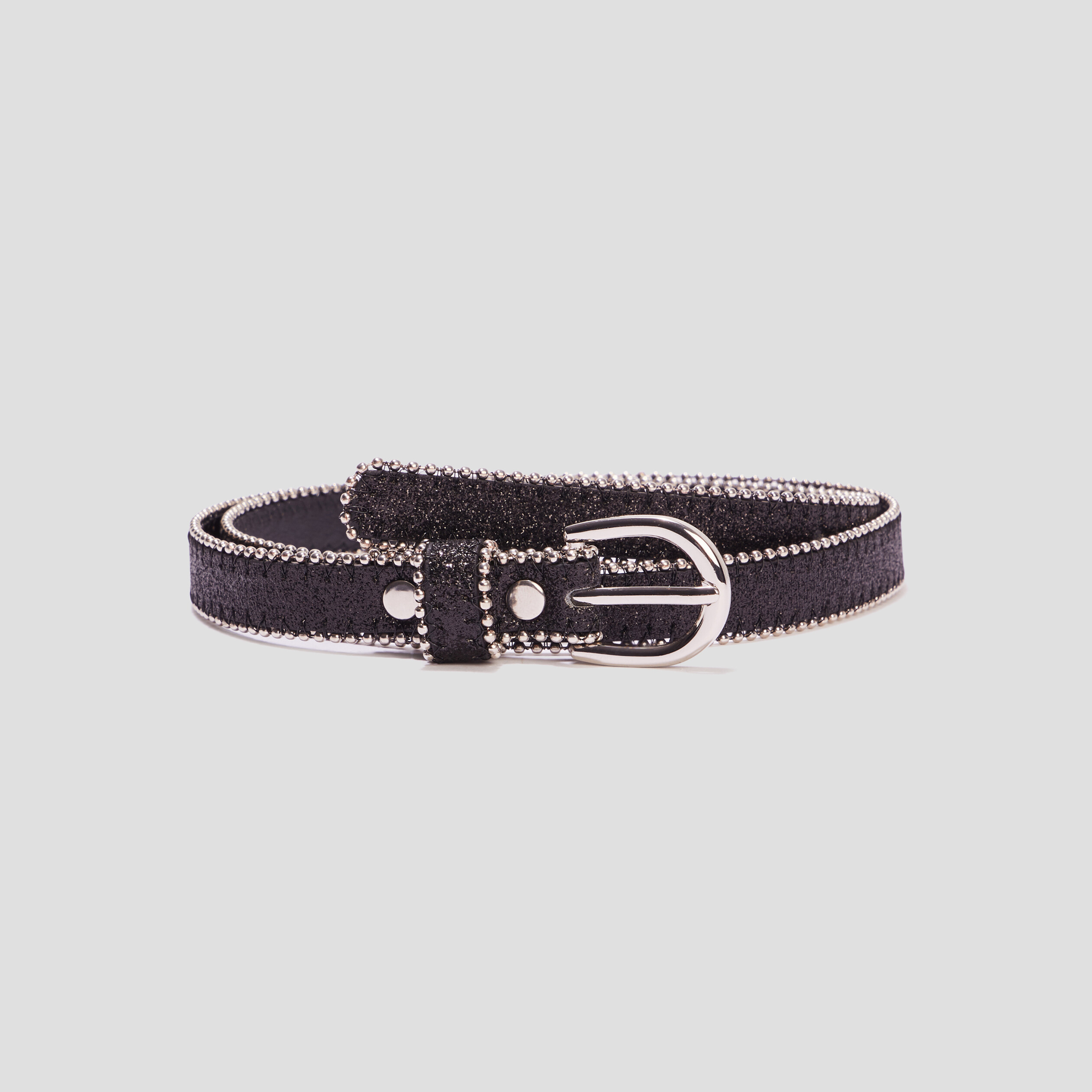 ceinture a paillettes noir mixte Ceinture à paillettes noir mixte