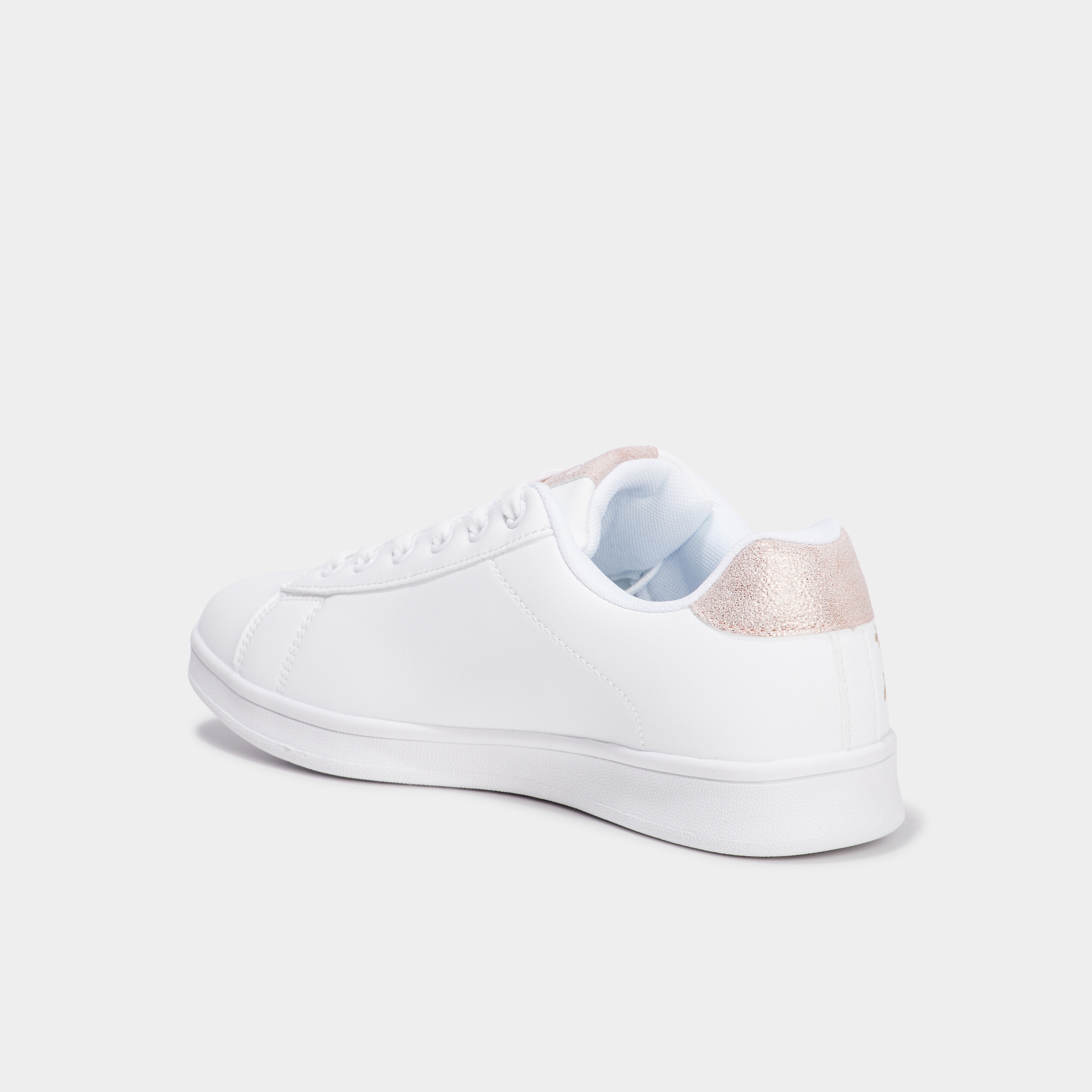 tennis basses a lacets creeks blanc femme Tennis basses à lacets Creeks blanc femme