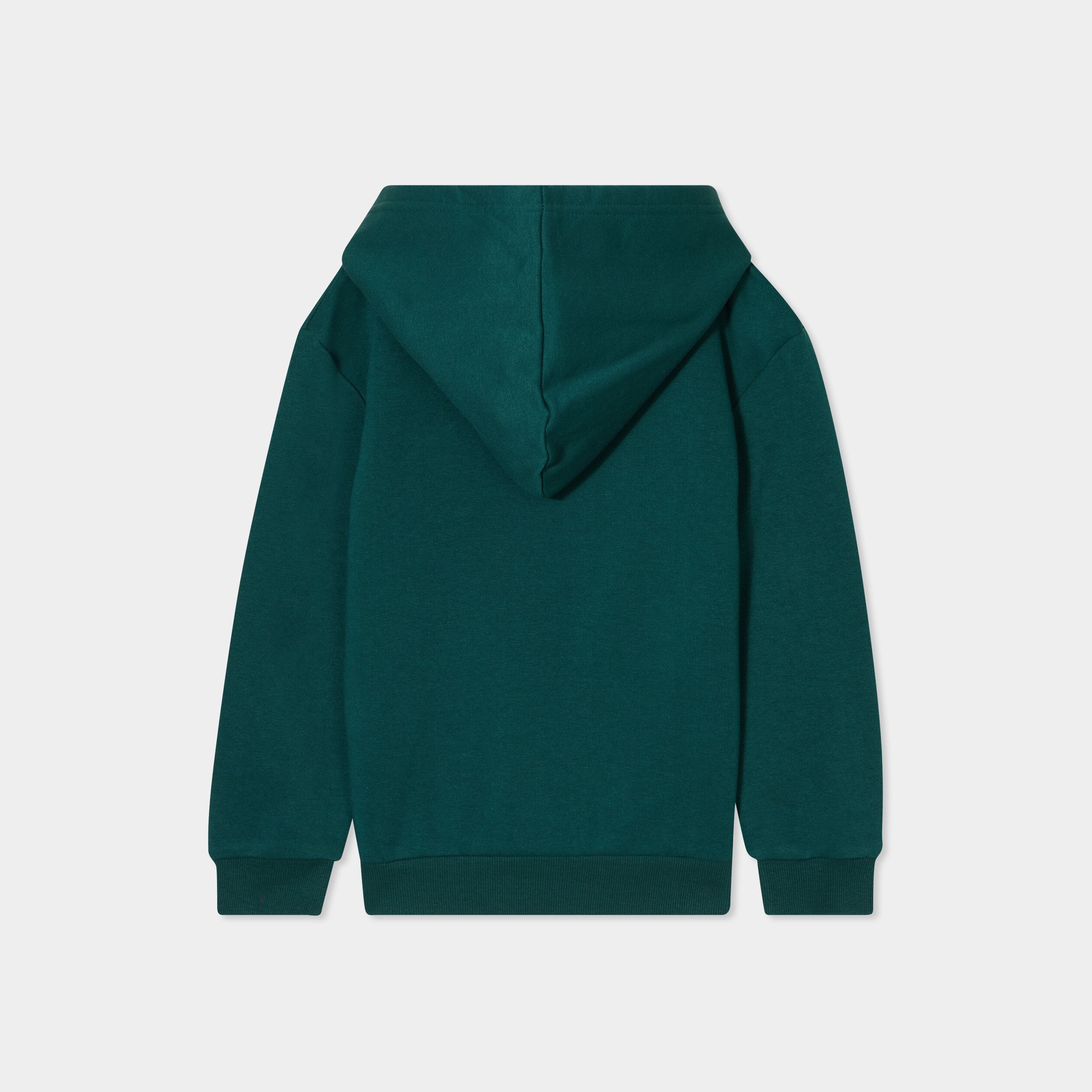 Sweat à capuche hoodie oversize vert foncé garçon