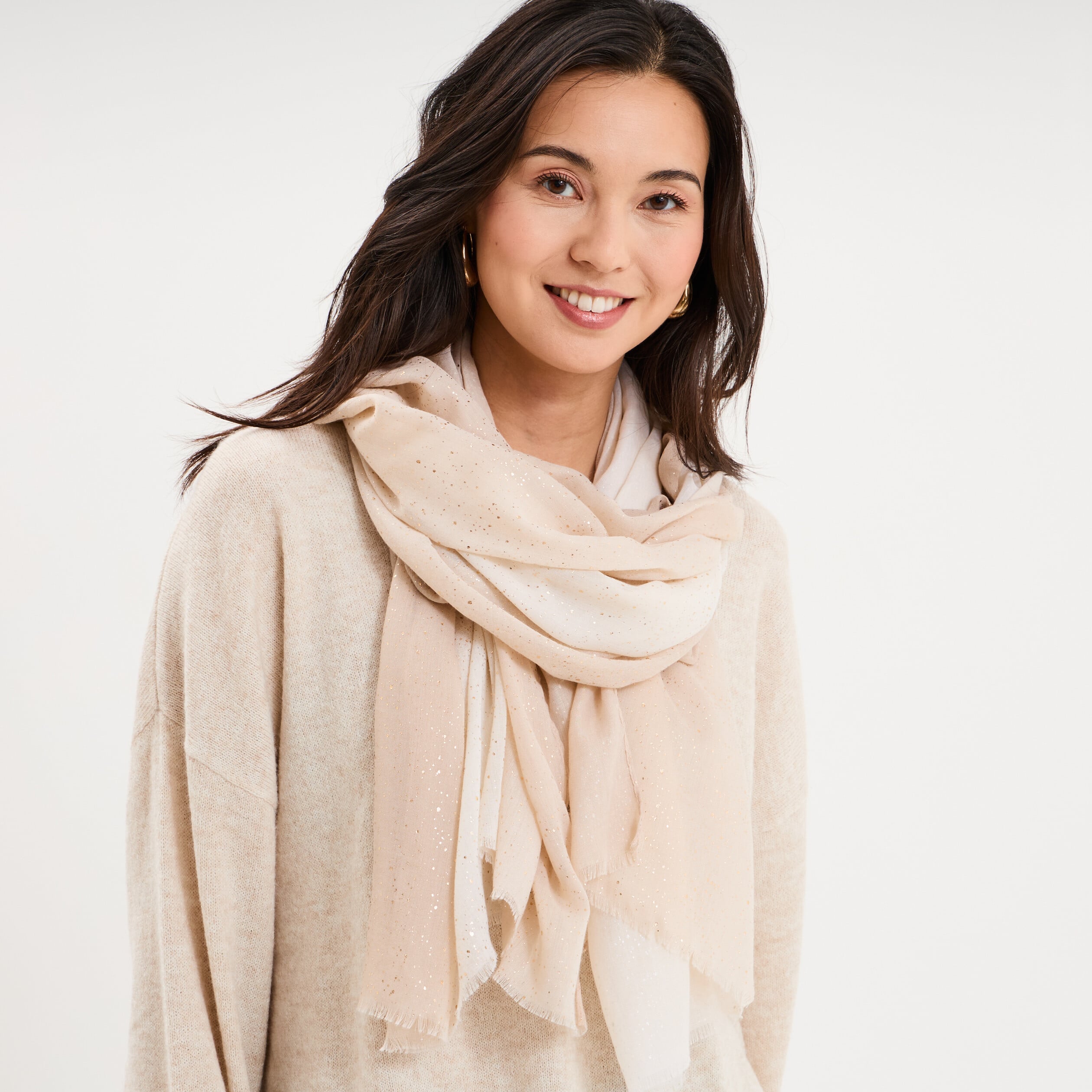 Foulard sable femme
