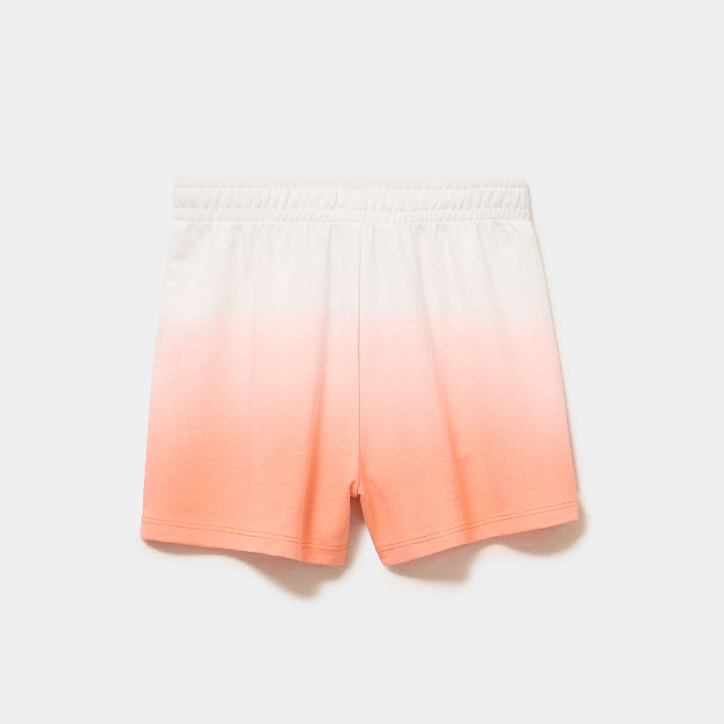 Short de jogging taille &eacute;lastiqu&eacute;e orange fille