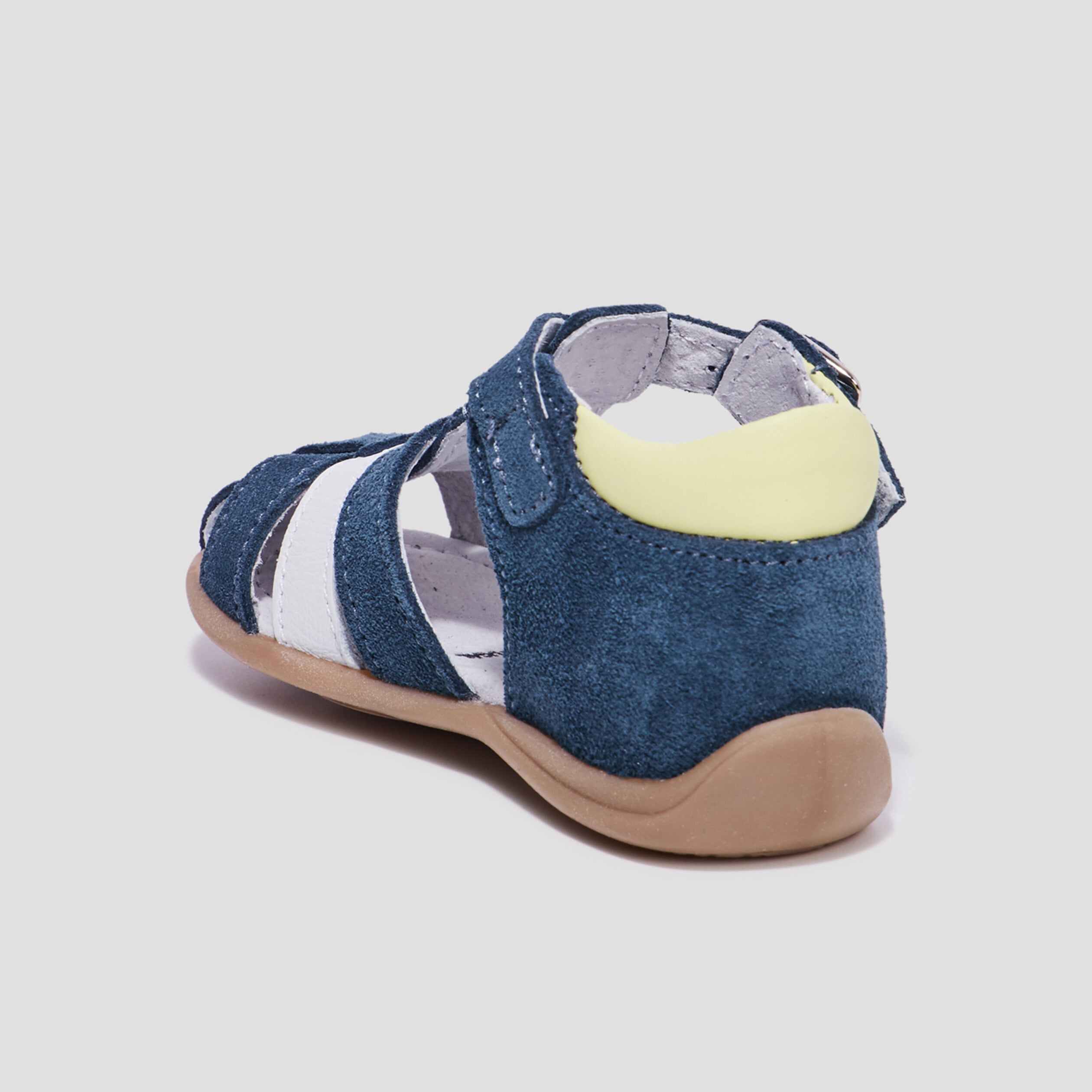 Sandales en cuir multicolore b&eacute;b&eacute; gar&ccedil;on
