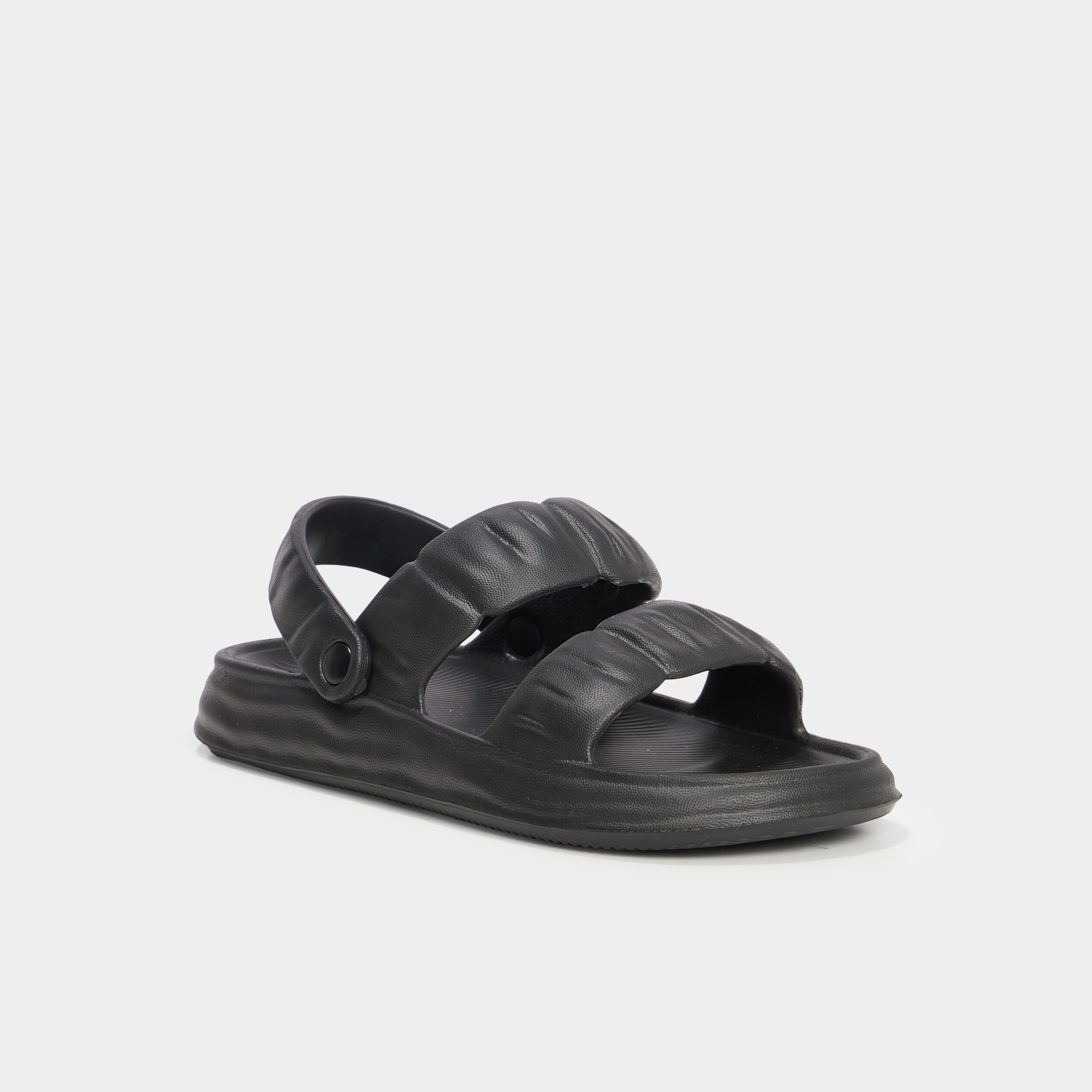 Sandales brides ajustables Wamea Beach noir femme