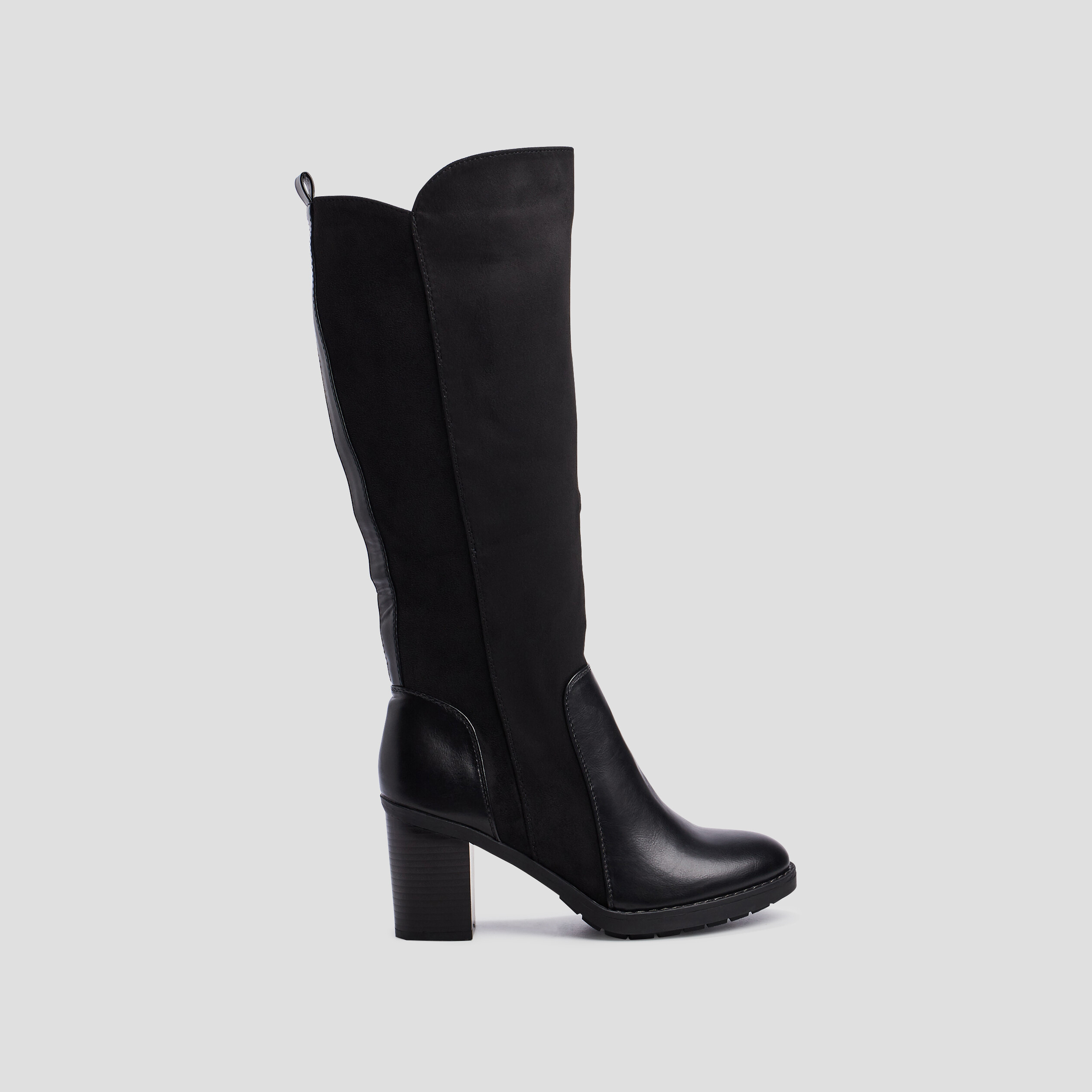 Bottes zippées orange foncé femme