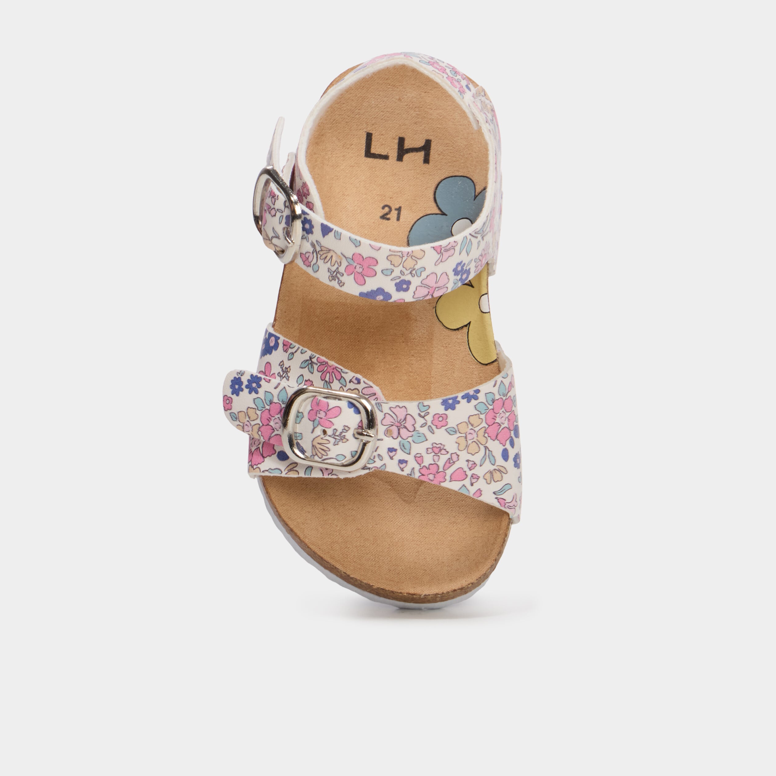 Sandales &agrave; paillettes multicolore b&eacute;b&eacute; fille