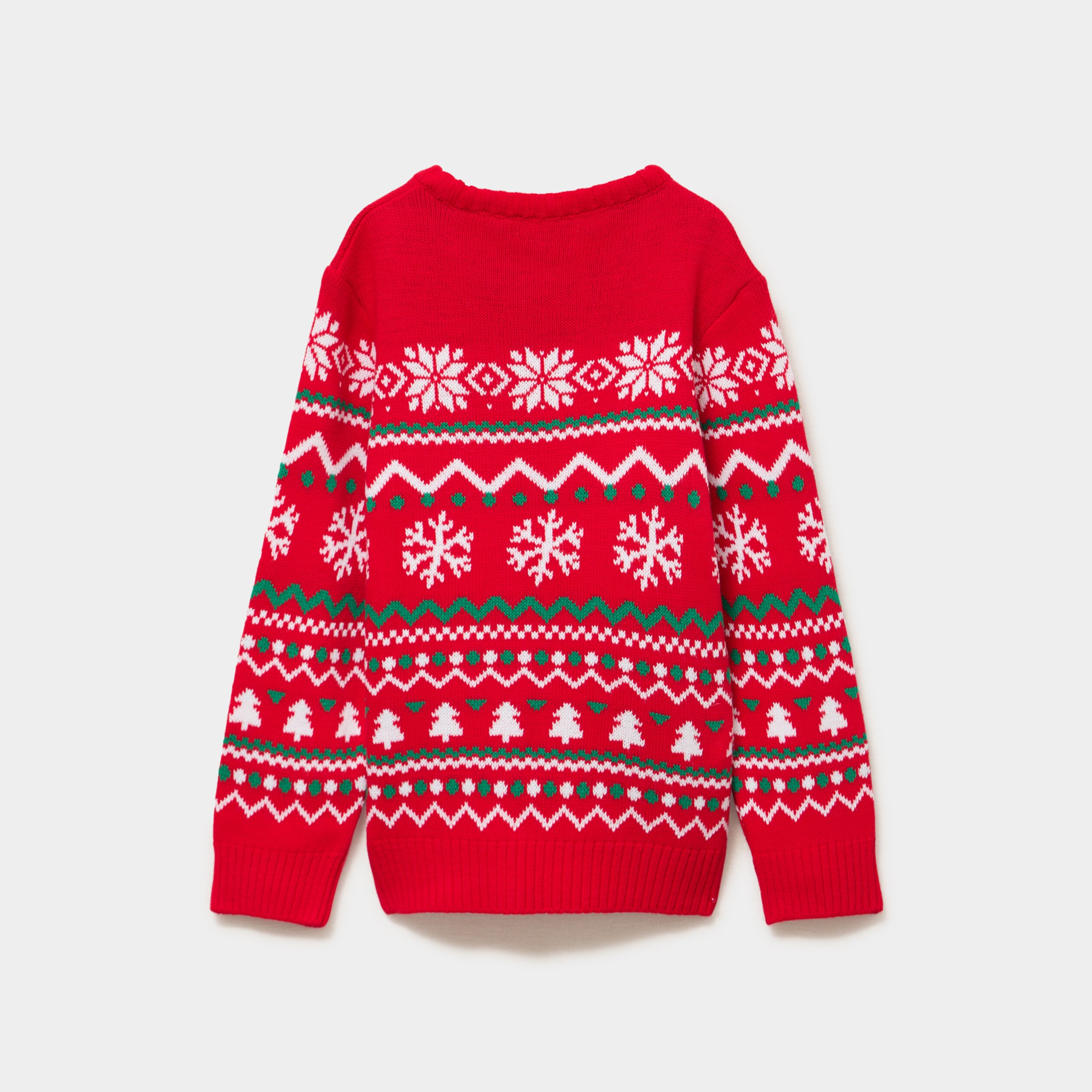Pull No&euml;l manches longues Grinch rouge gar&ccedil;on