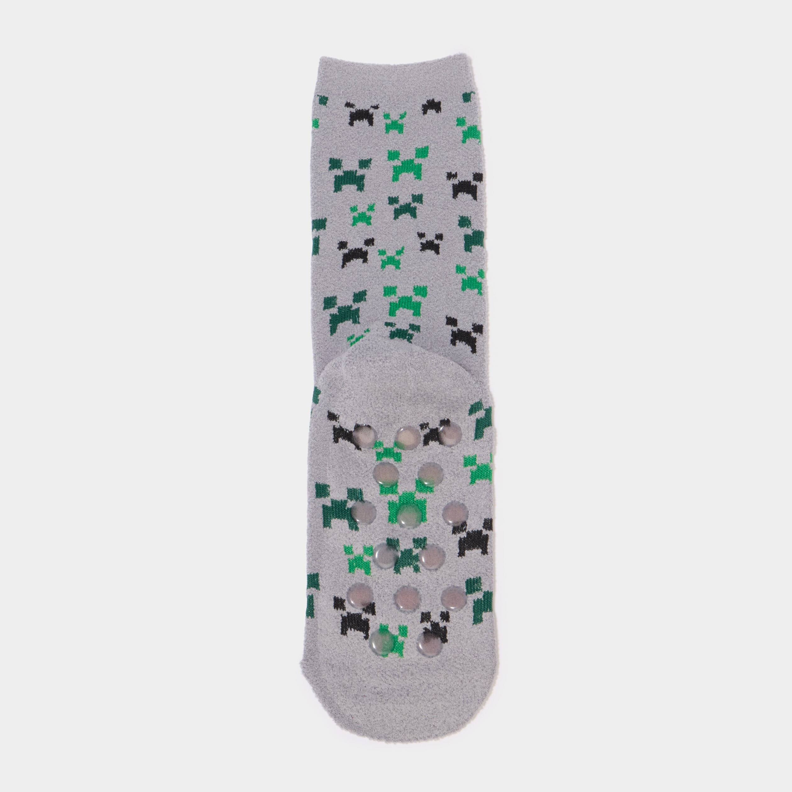 Lot 2 paires chaussettes Minecraft vert gar&ccedil;on
