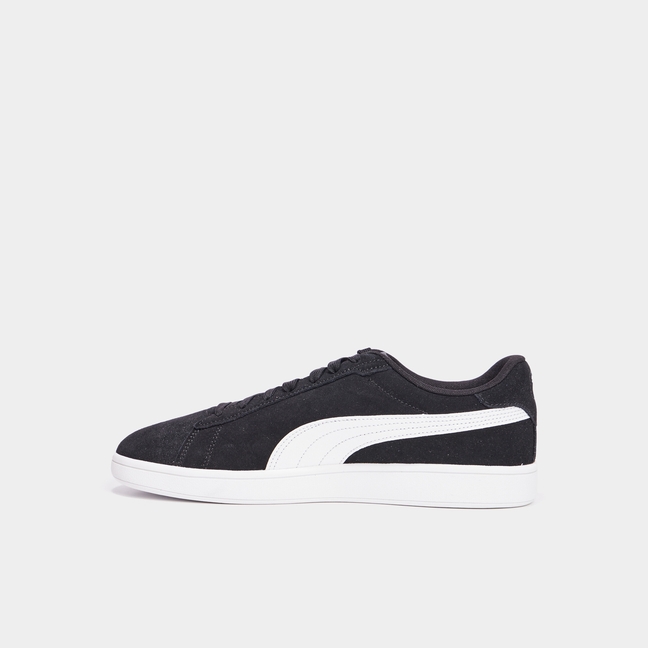 Baskets cuir su&eacute;dine Puma Smash V3 noir homme