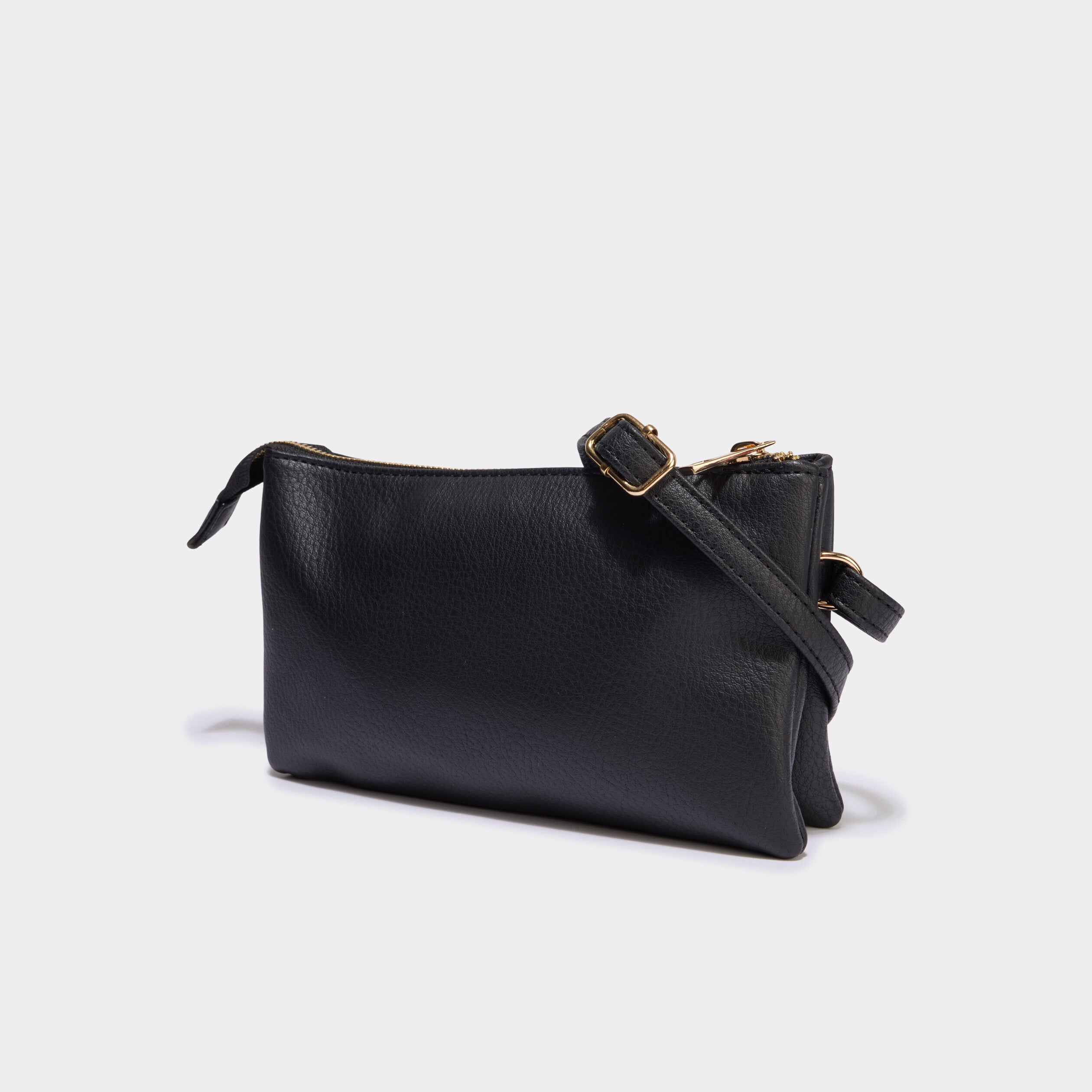 Sac pochette d&eacute;tails ajour&eacute;s noir femme