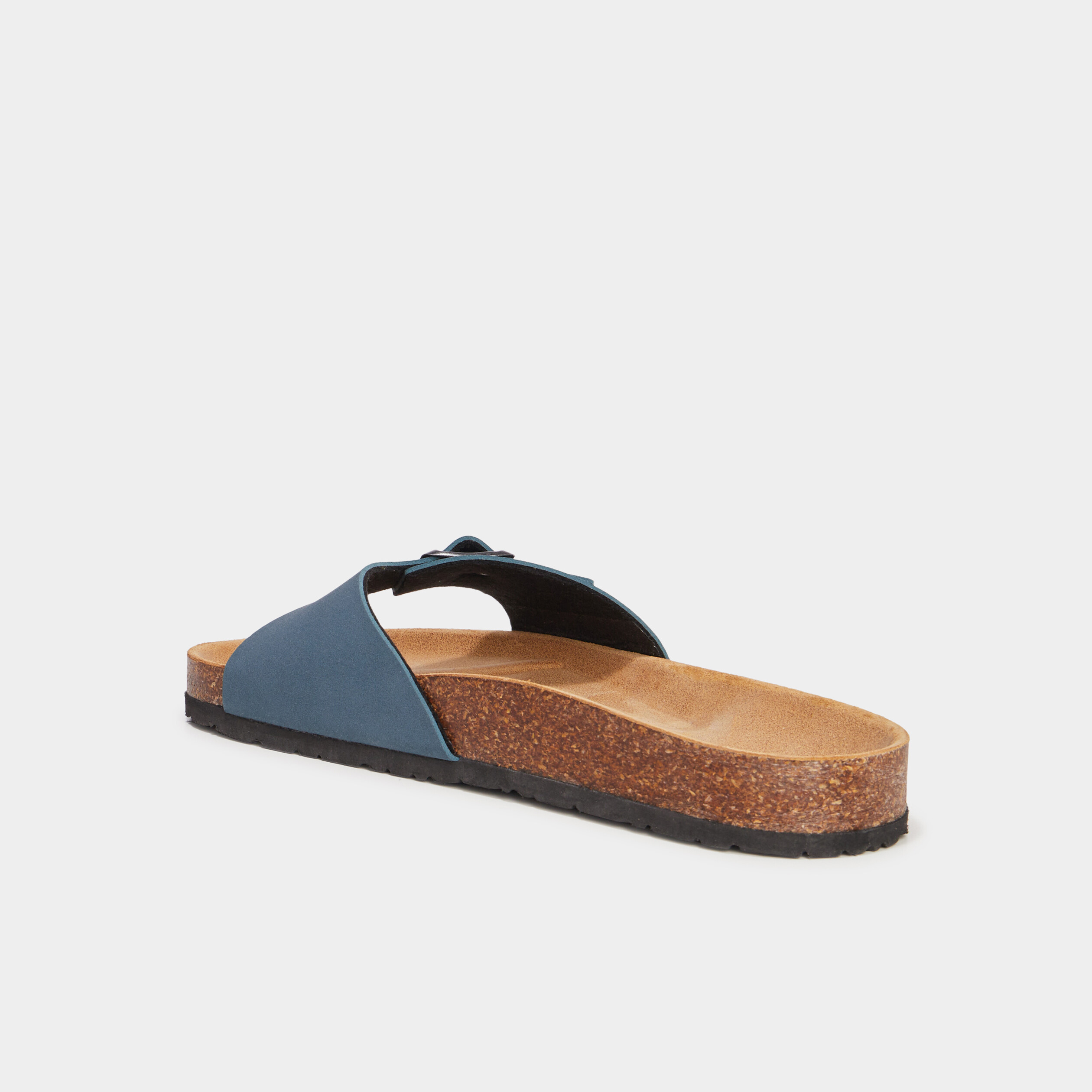Mules avec boucles bleu marine homme