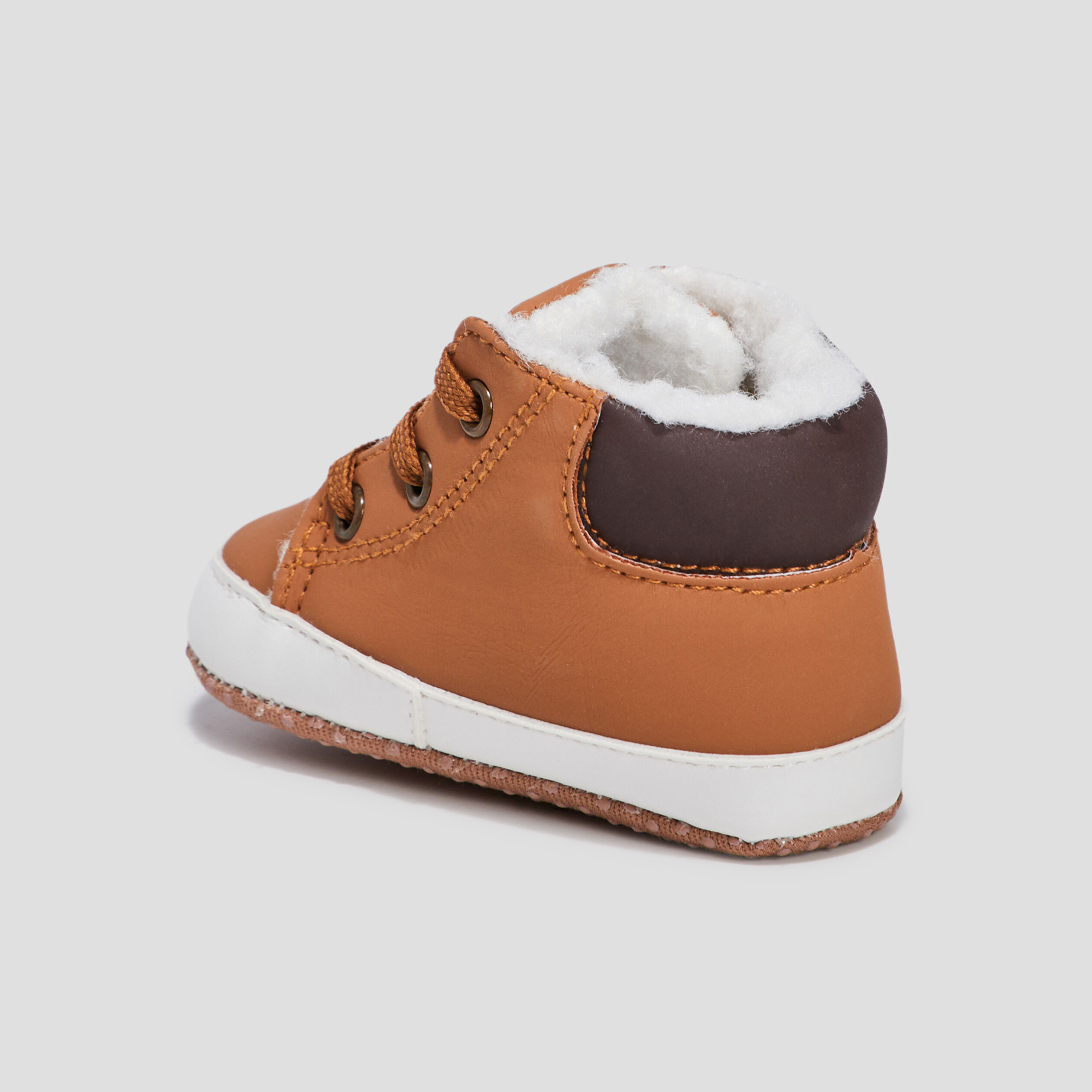 Bottillons à lacets Creeks camel bébé garçon
