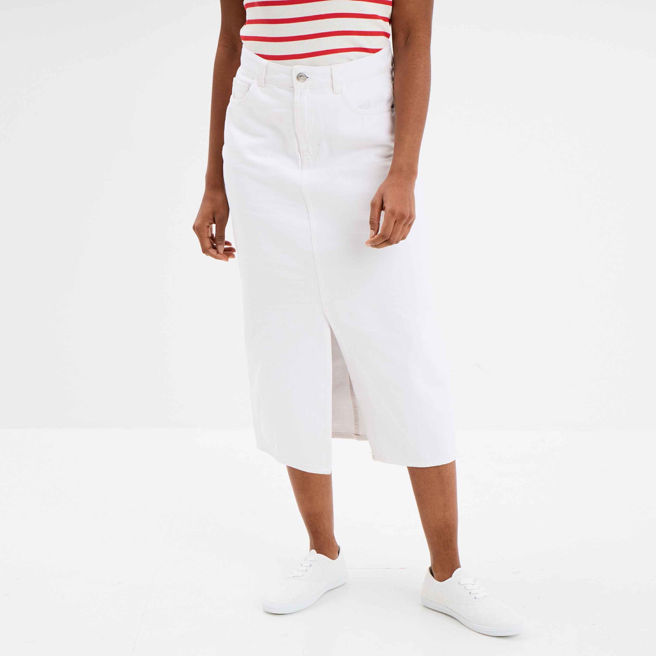 Jupe Jean Chemise Blanche Femme Chemise Jupe En Jean Blanche Jupe