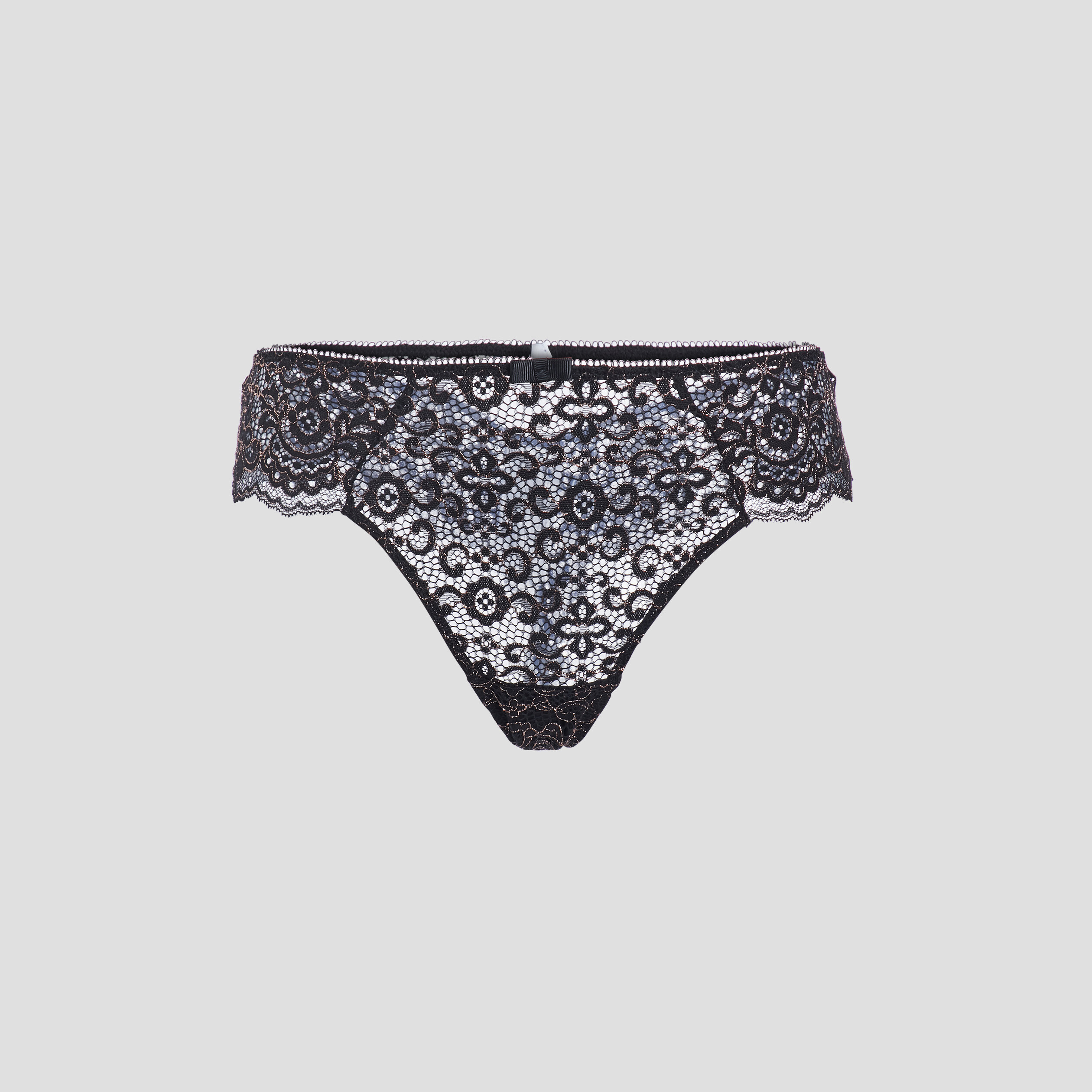 tanga en dentelle couleur bronze femme Tanga en dentelle couleur bronze femme