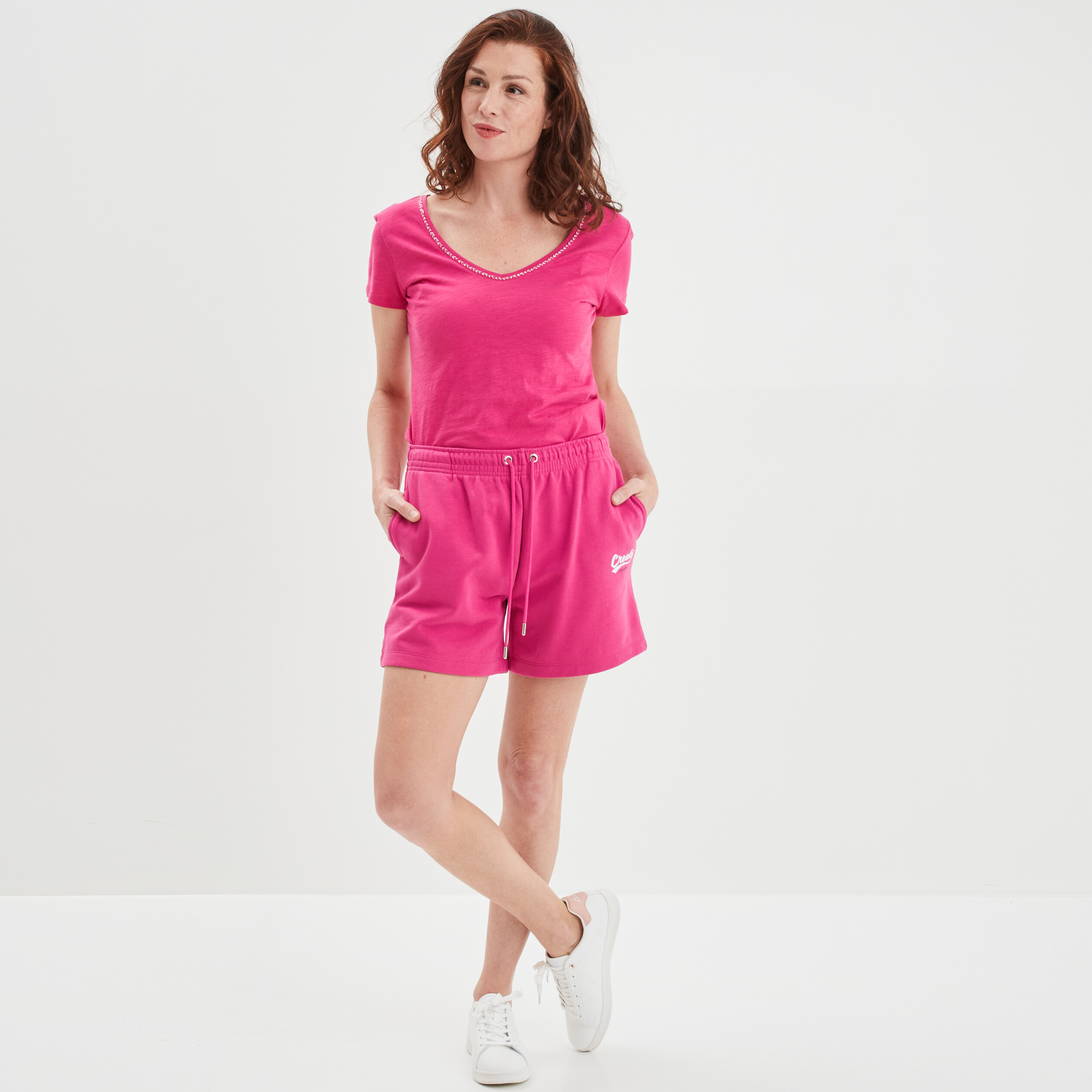 Bas de jogging femme Rose PK2 Project x F214102