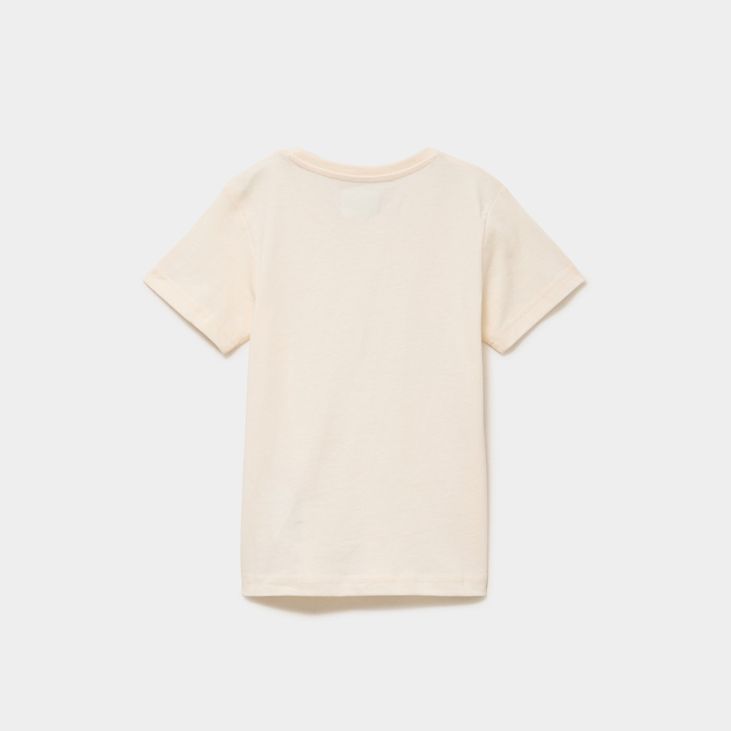 T-shirt manches courtes coton Kappa ivoire fille