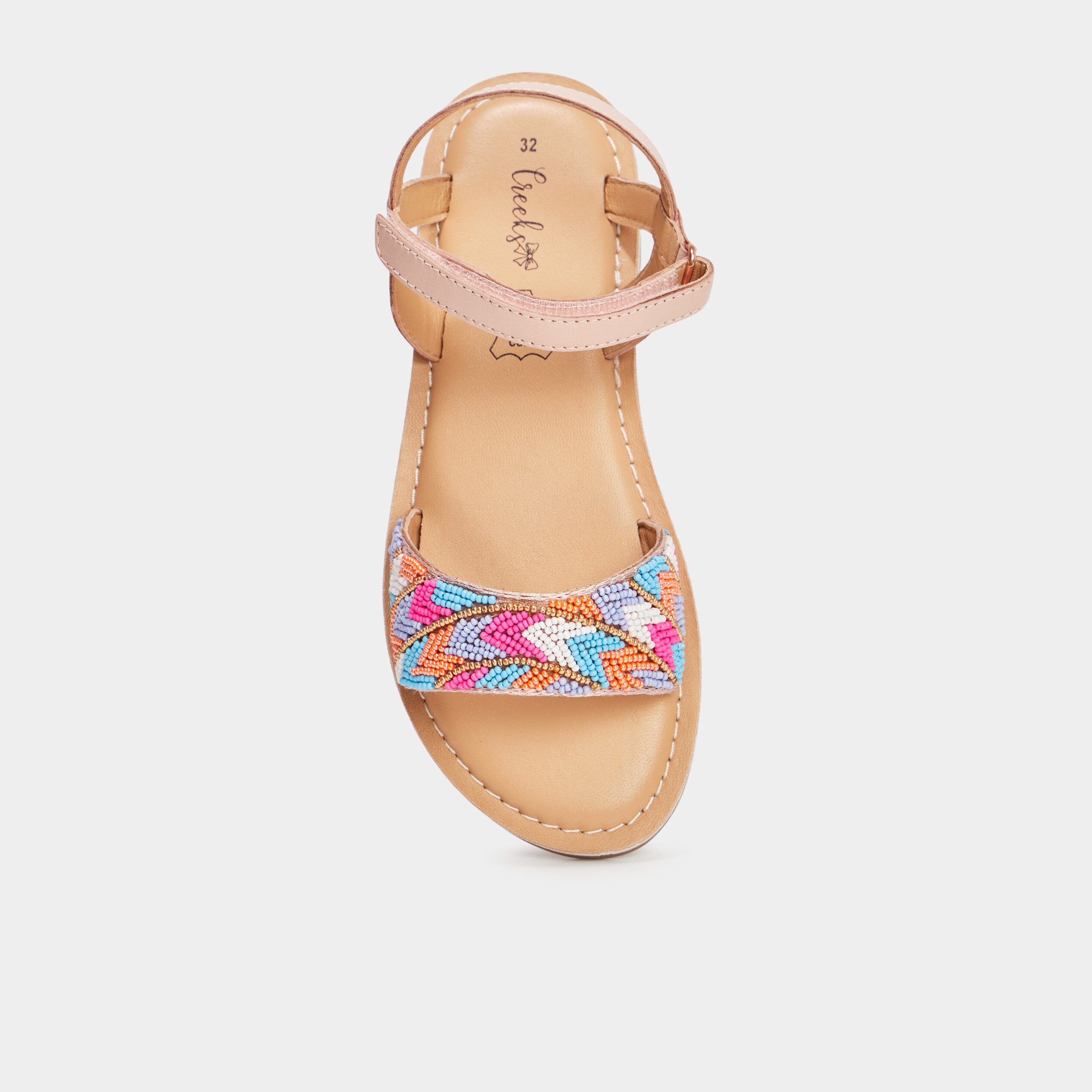 sandales avec perles creeks multicolore fille Sandales avec perles Creeks multicolore fille