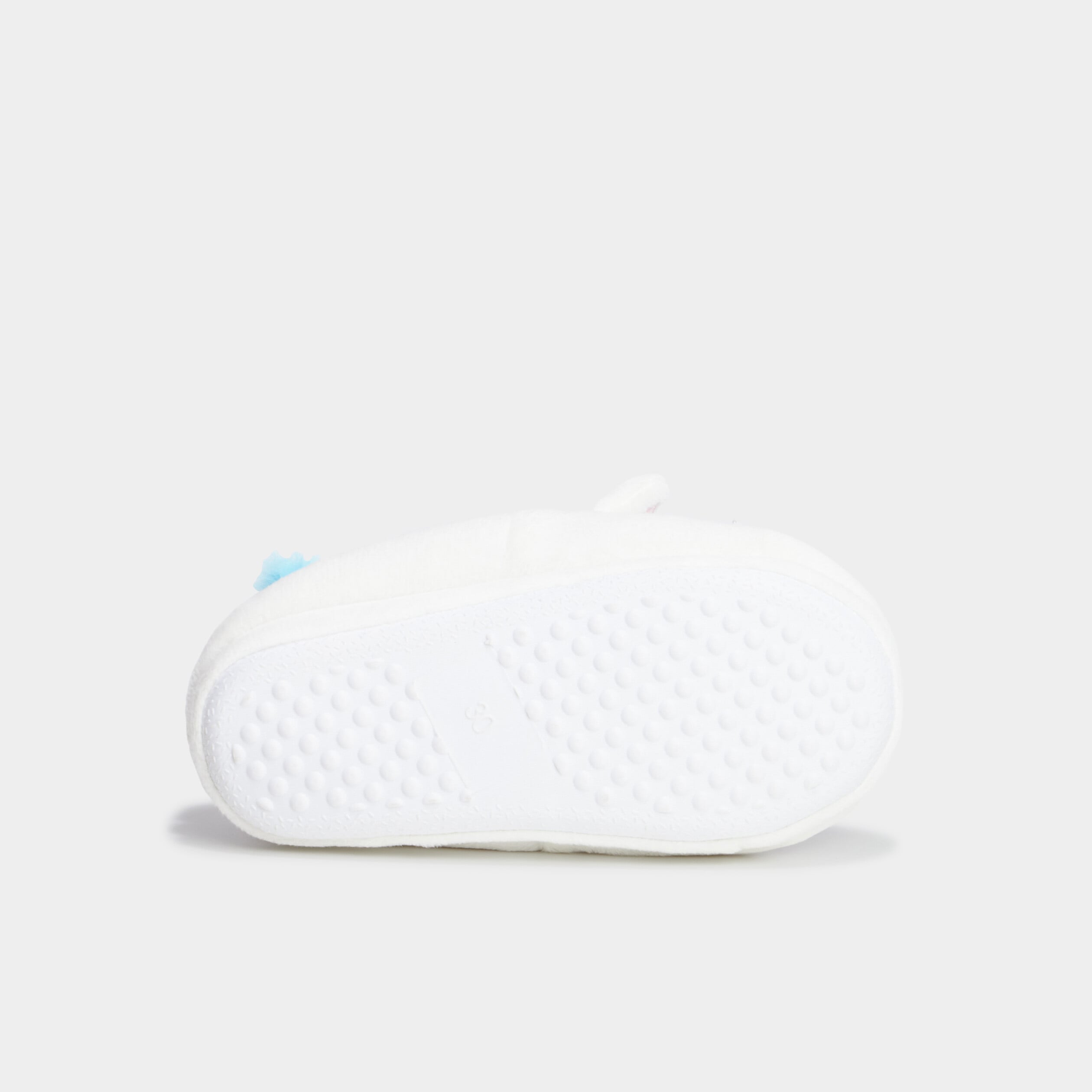 Chaussons effet polaire blanc fille
