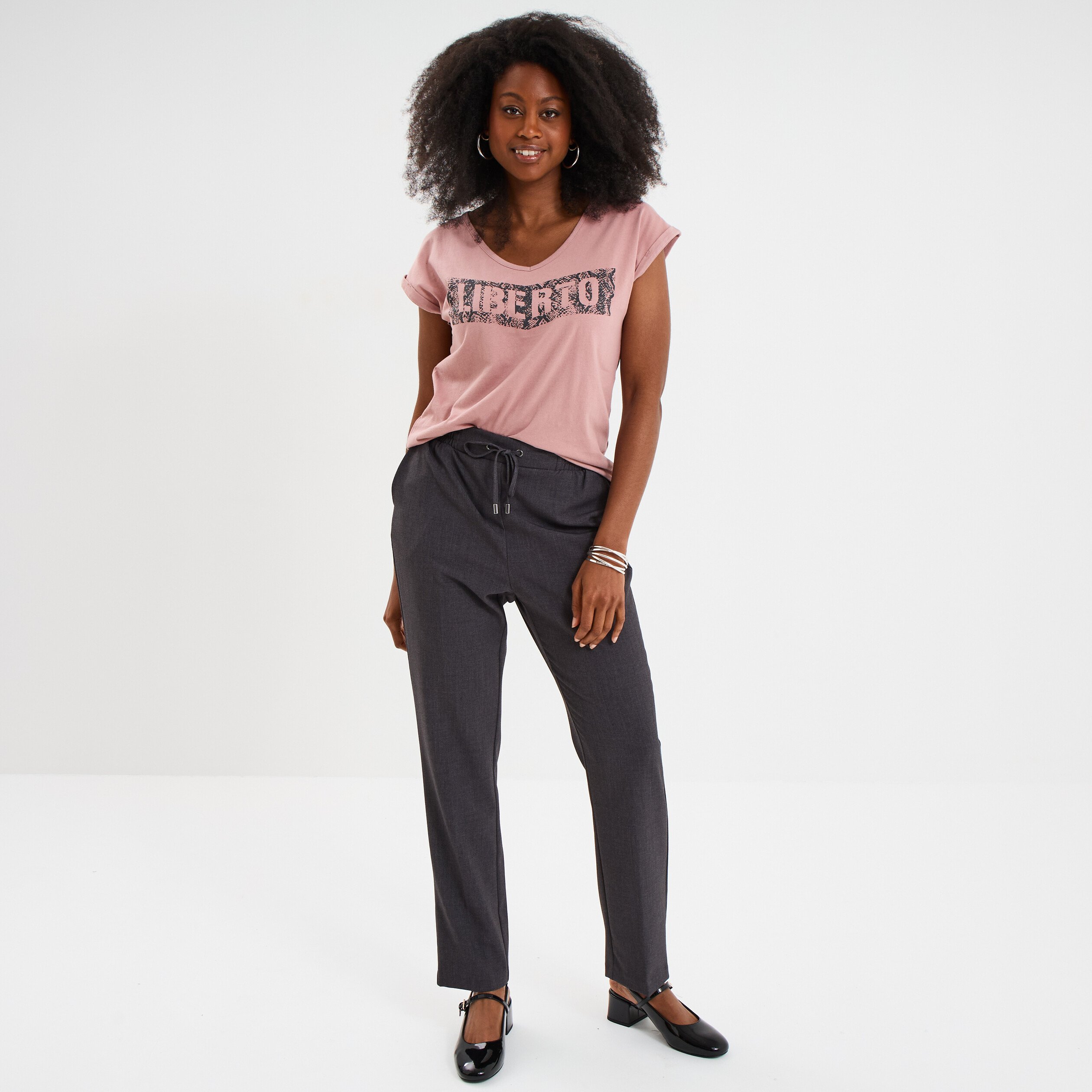 pantalon de jogging chino gris fonce femme Pantalon de jogging chino gris foncé femme