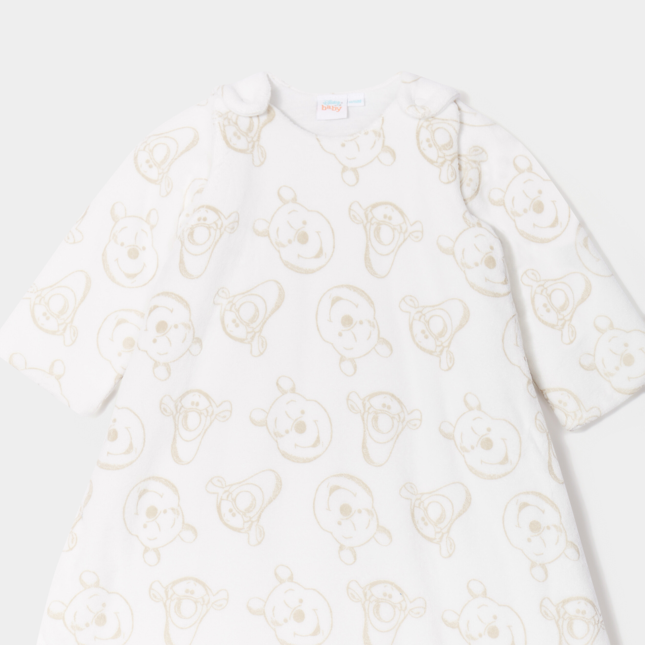 Gigoteuse en envelours Winnie l'ourson blanc bébé