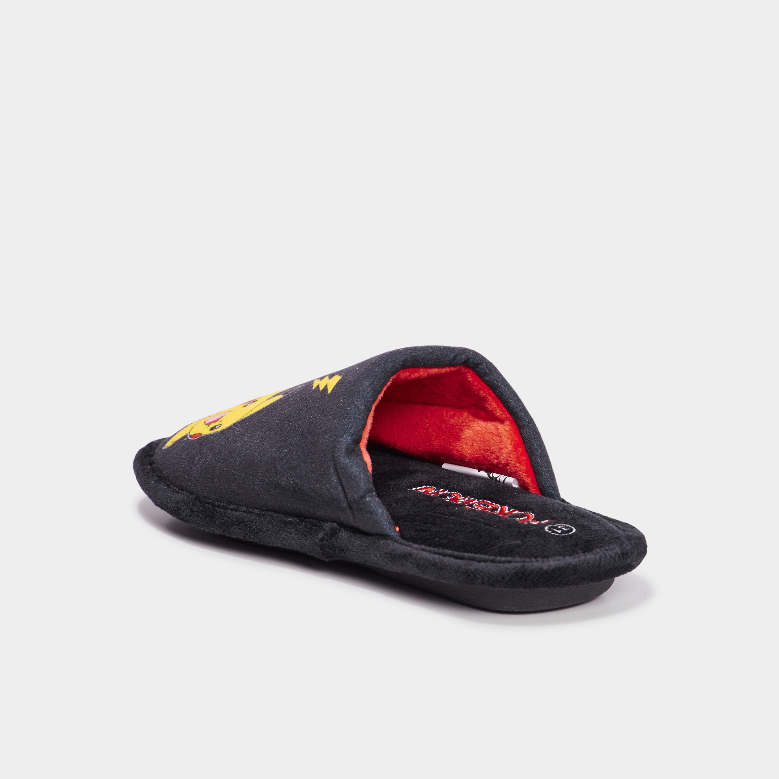 Chaussons mules Pokémon Pikachu noir garçon