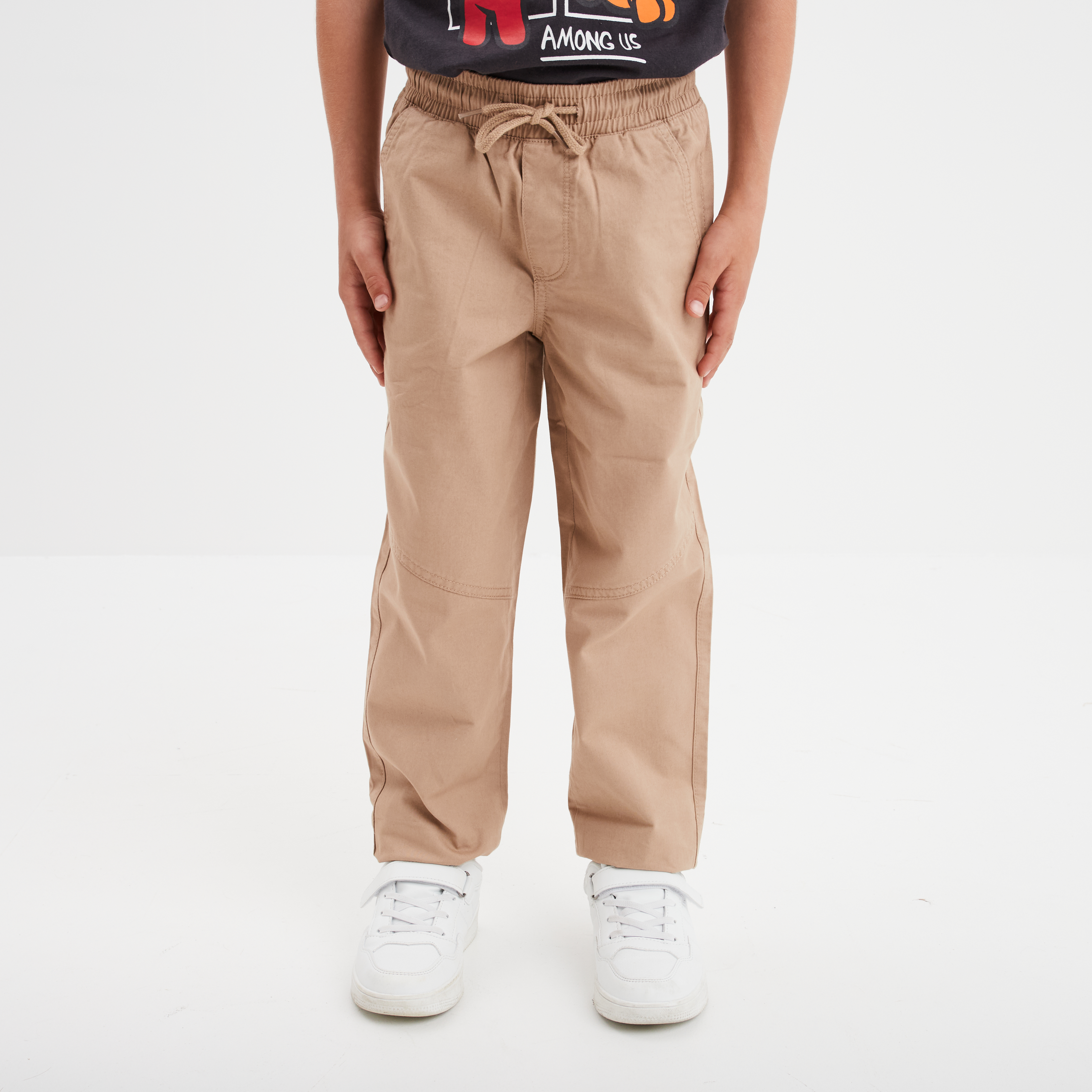 pantalon jogger regular coton sable garcon Pantalon jogger regular coton sable garçon
