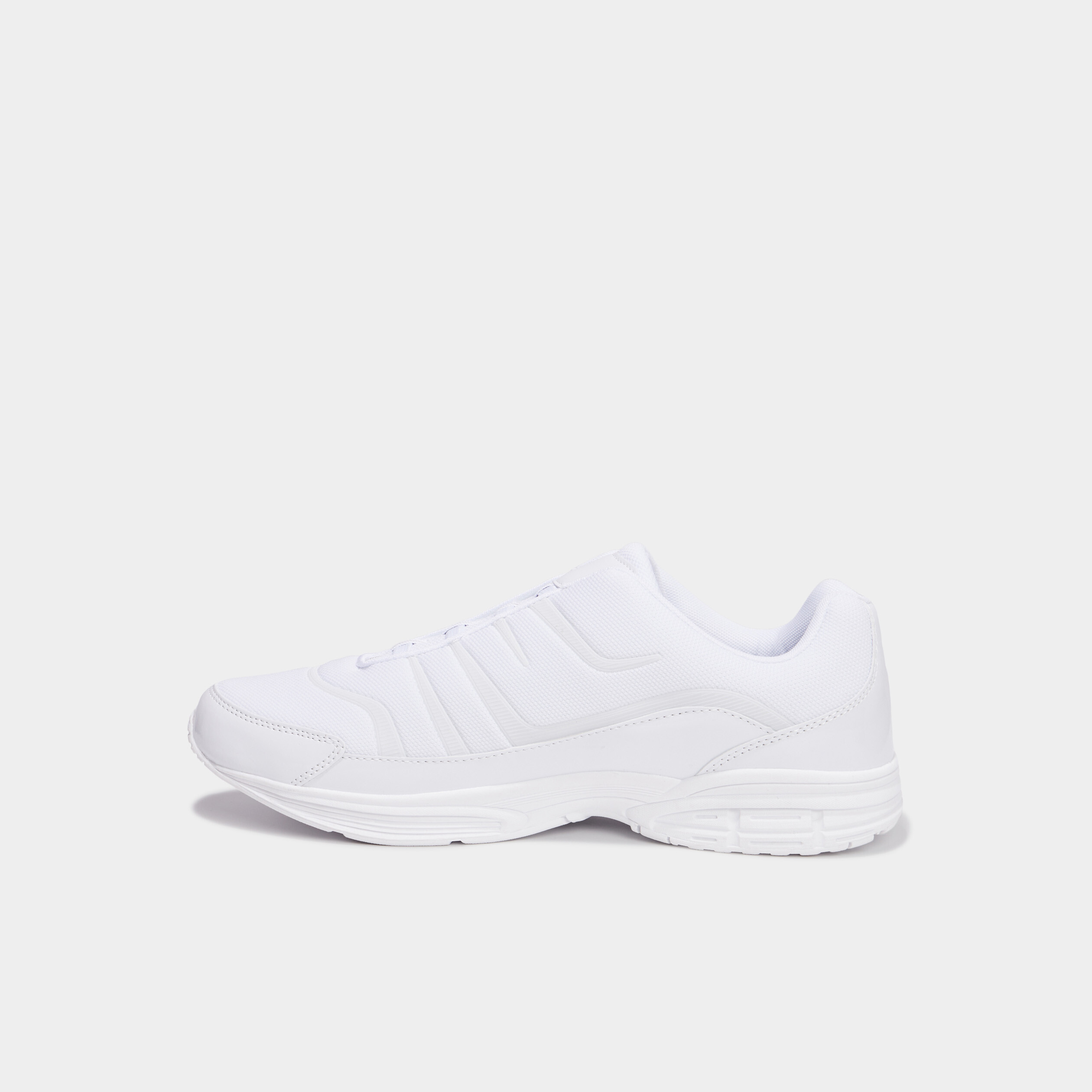 baskets plates running elastiquees blanc homme Baskets plates running élastiquées blanc homme
