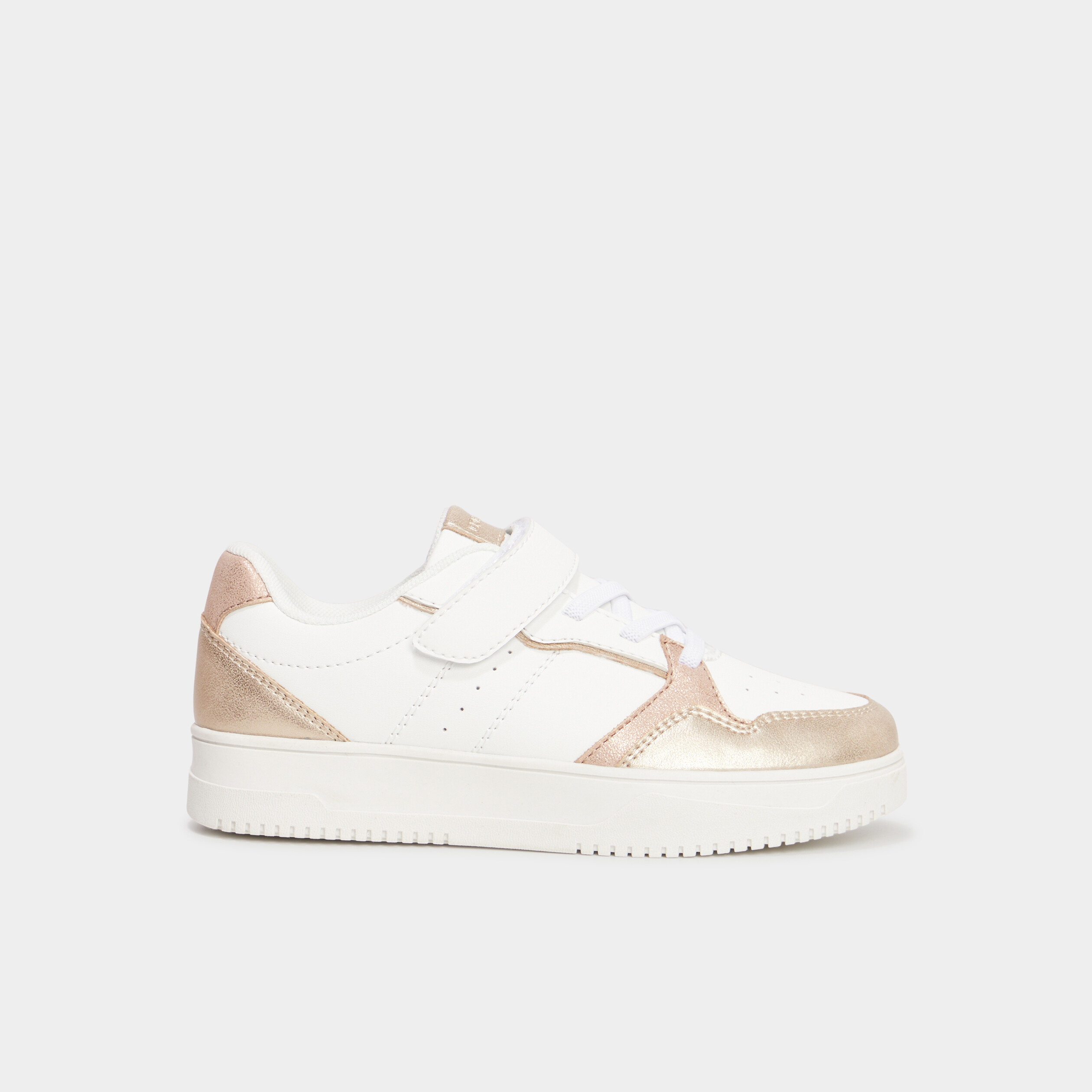tennis basses a scratchs creeks blanc fille Tennis basses à scratchs Creeks blanc fille