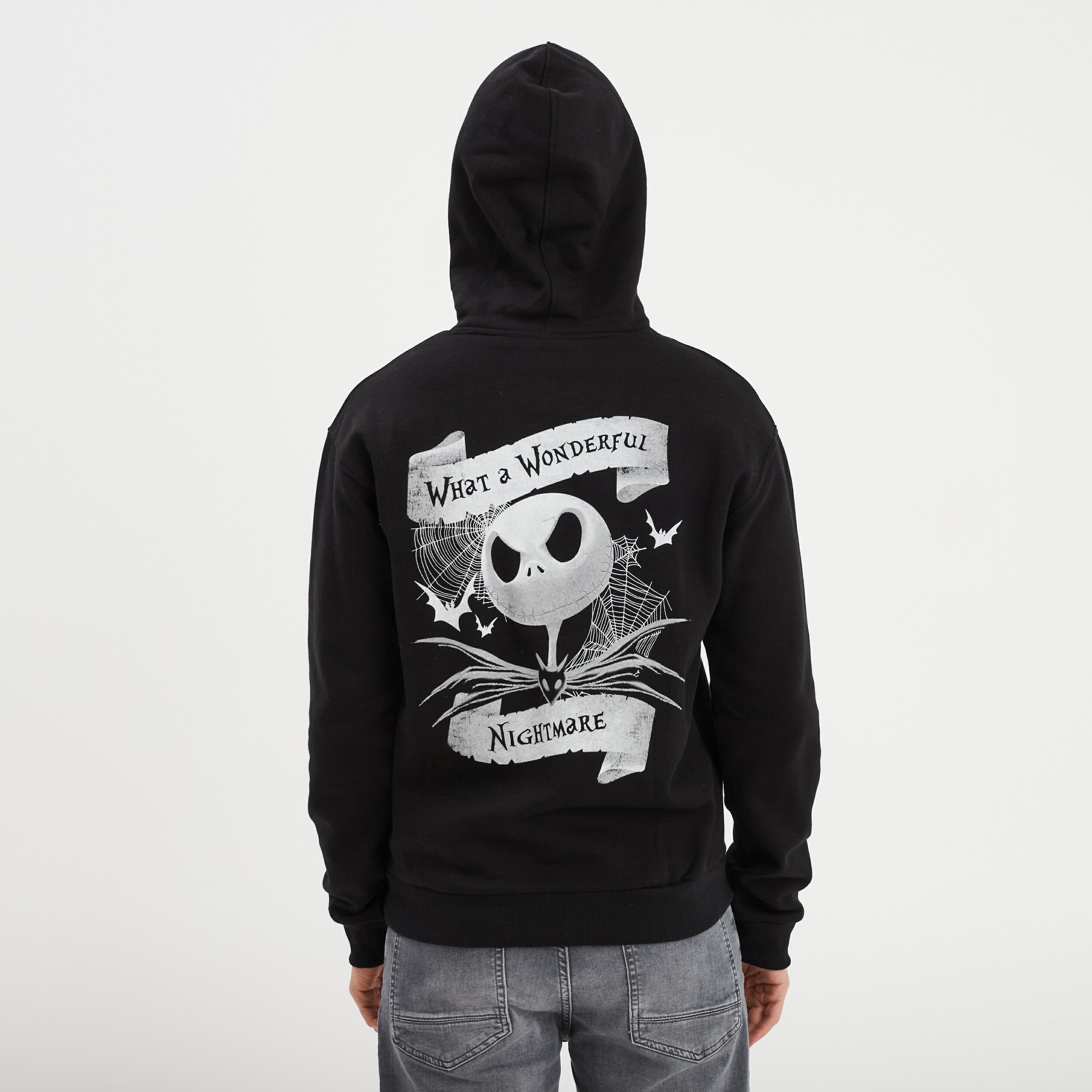 sweat hoodie etrange noel monsieur jack noir homme Sweat hoodie Étrange Noël monsieur Jack noir homme