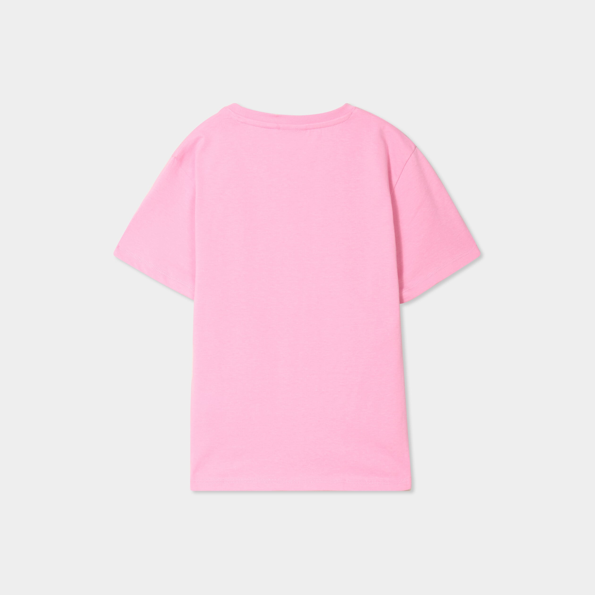 T-shirt manches courtes coton Stitch rose fille