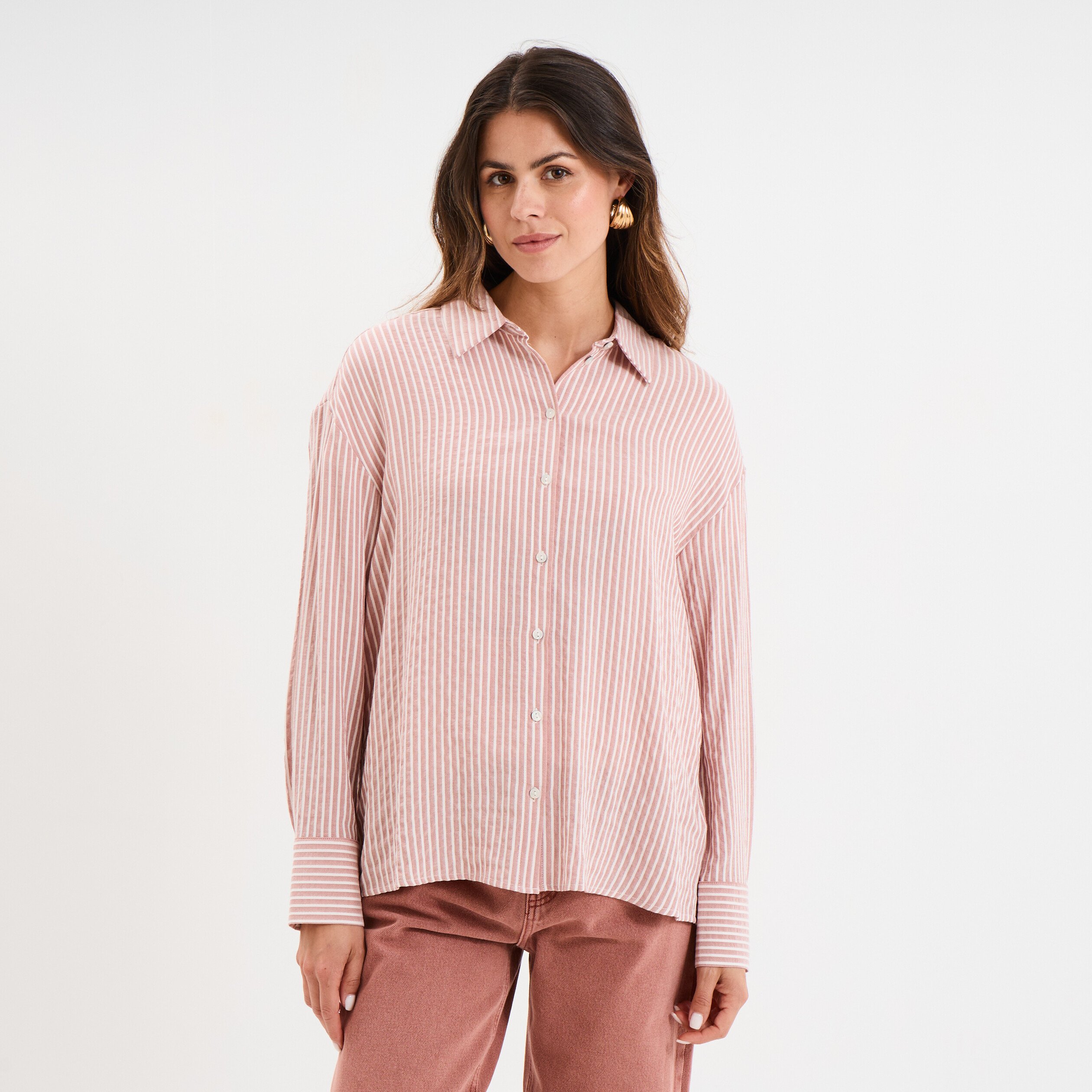 chemise manches longues bordeaux femme Chemise manches longues bordeaux femme
