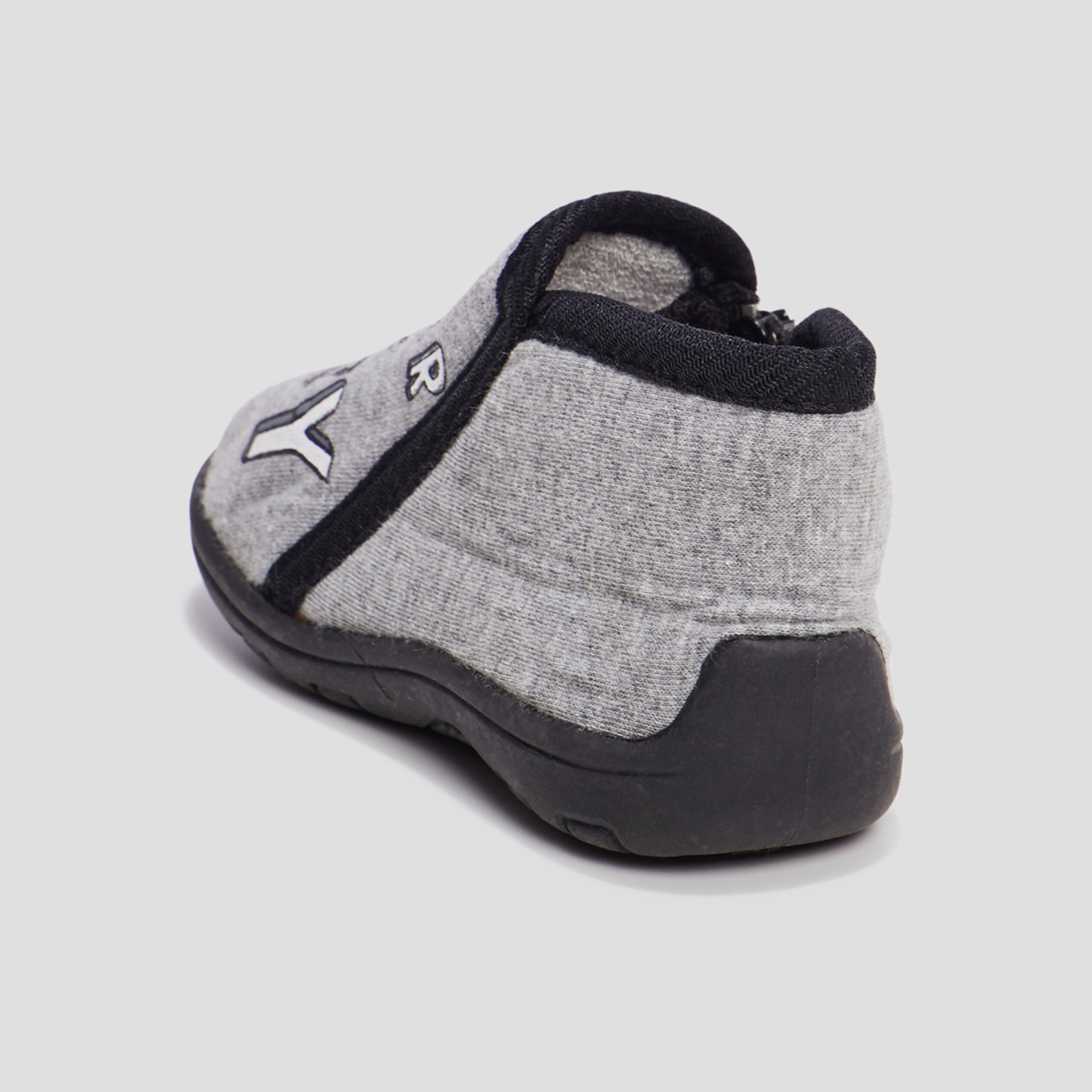 Chaussons bottillons gris b&eacute;b&eacute; gar&ccedil;on