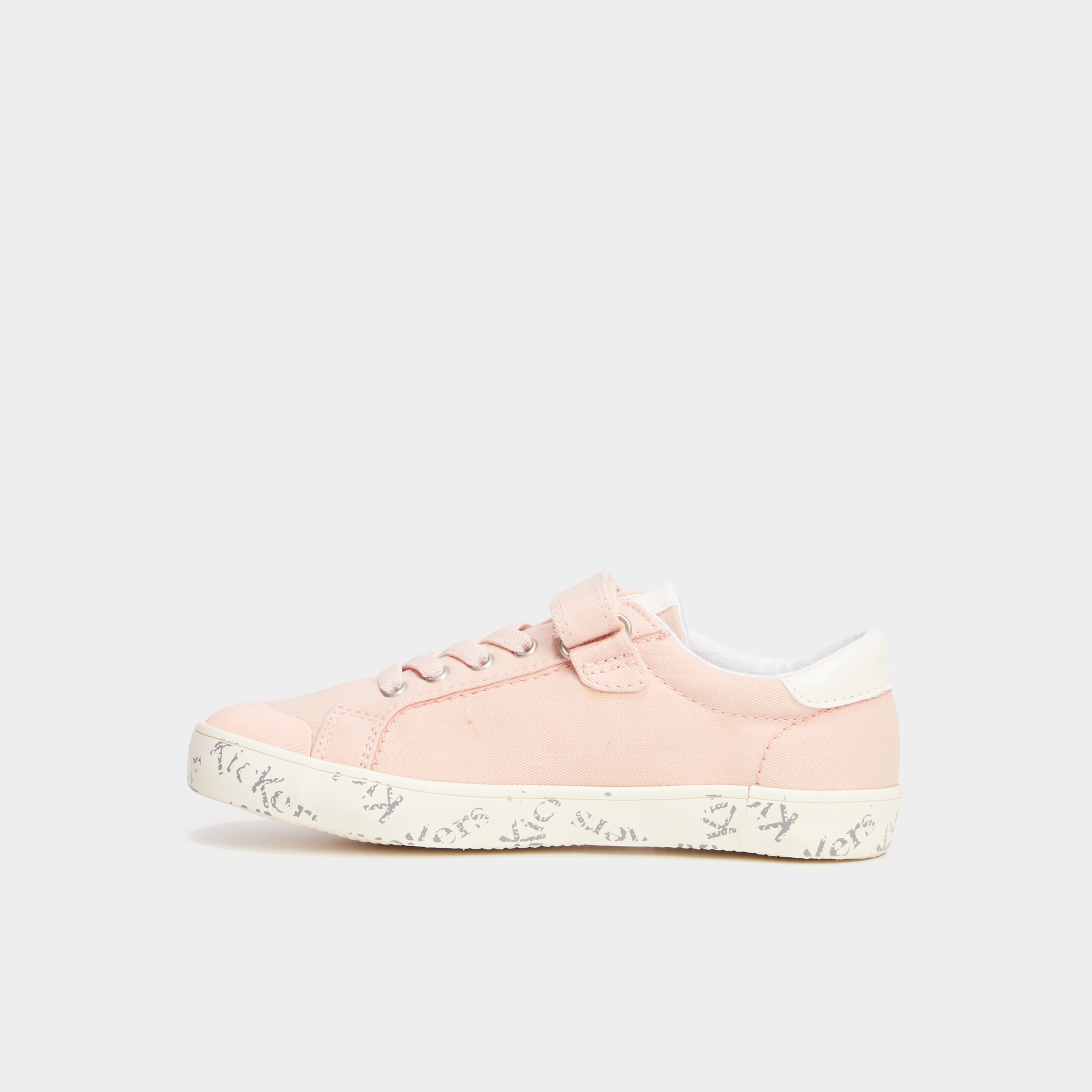 tennis basses cuir kickers gody rose fille Tennis basses cuir Kickers Gody rose fille
