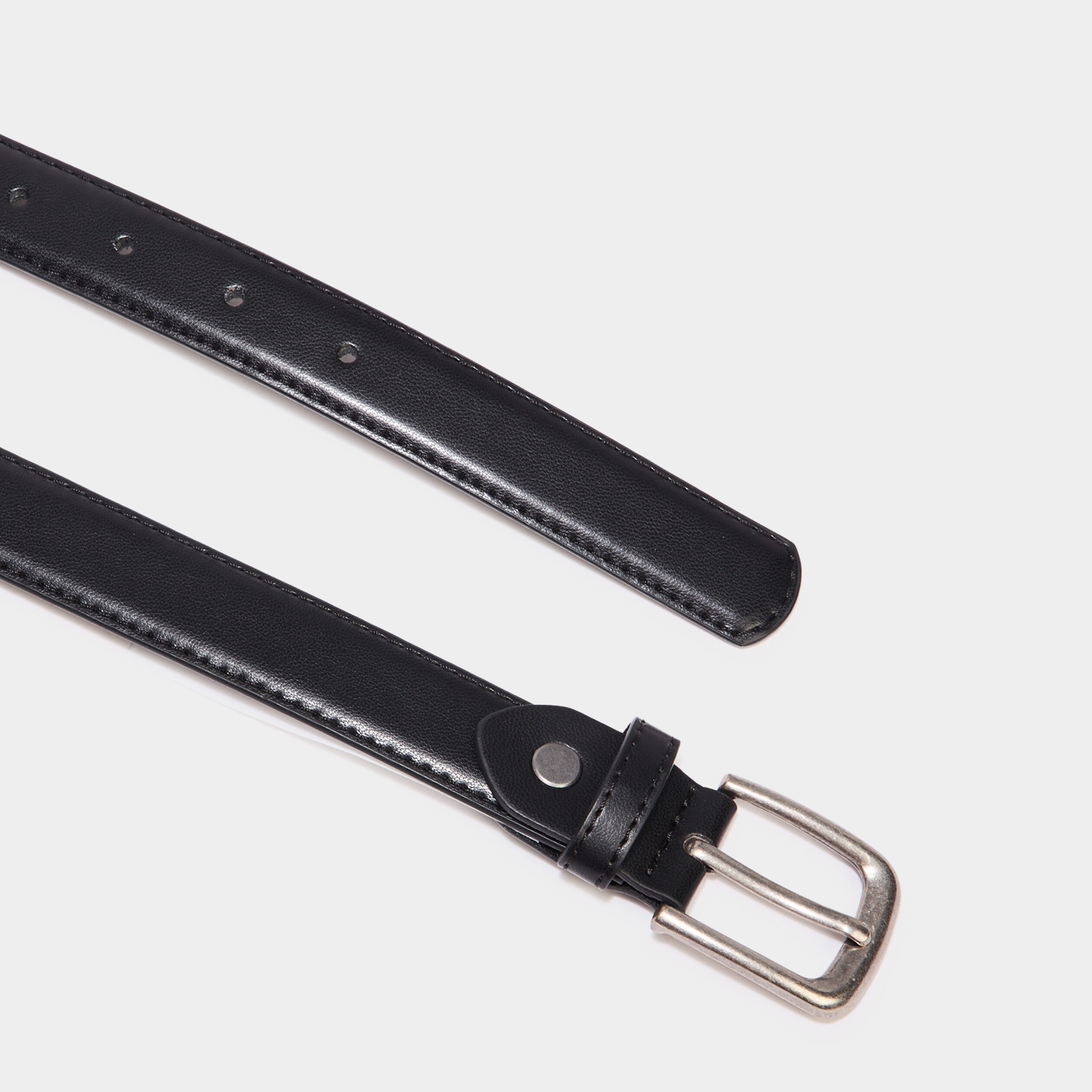 Ceinture avec boucle noir gar&ccedil;on