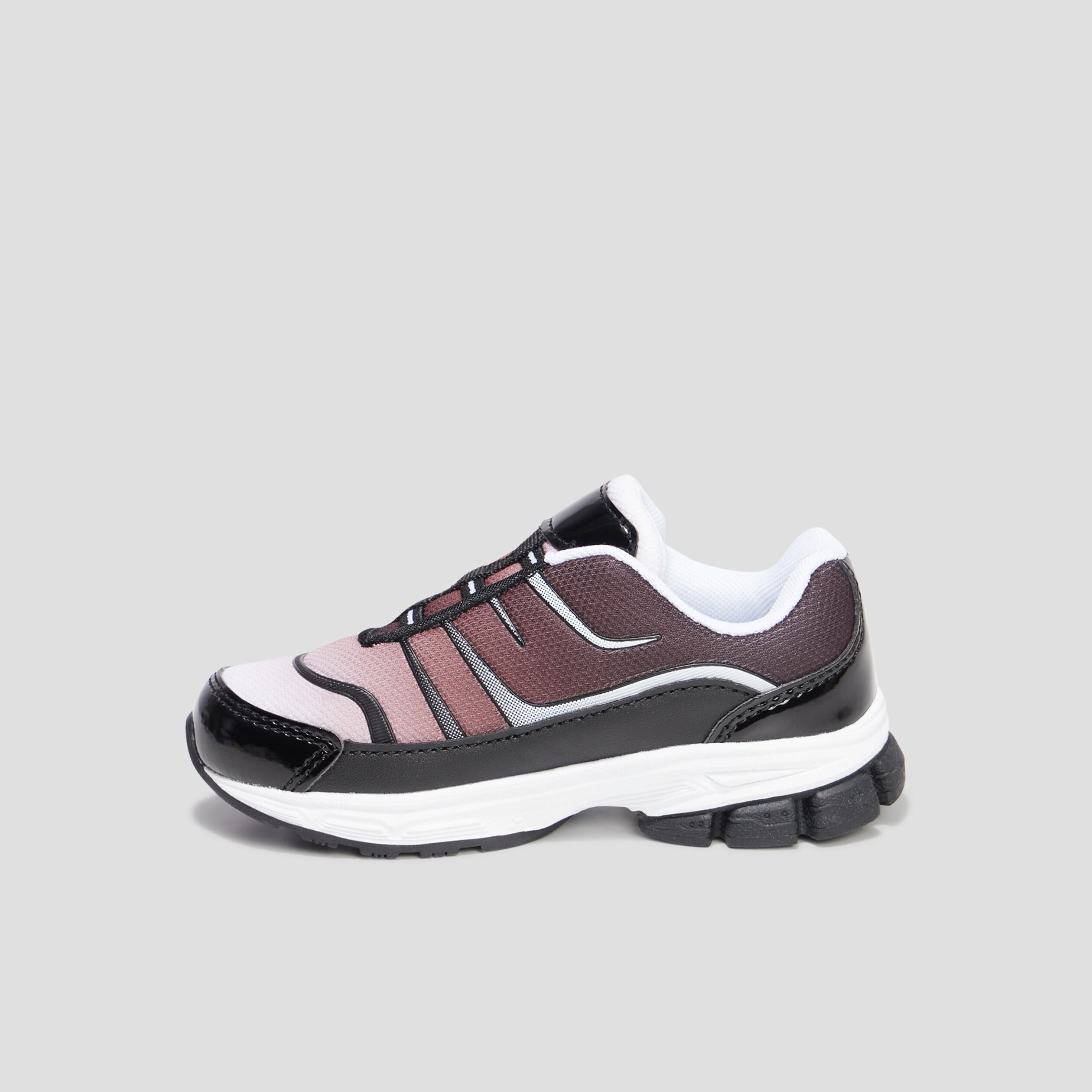 Baskets running lacets &eacute;lastiqu&eacute;s multicolore gar&ccedil;on