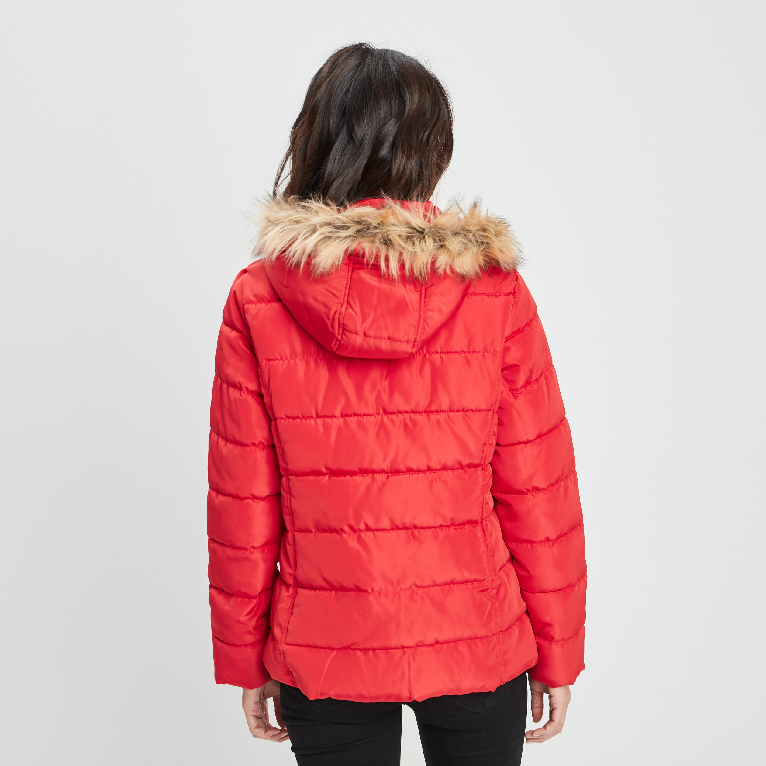 Veste doudoune rouge femme hotsell